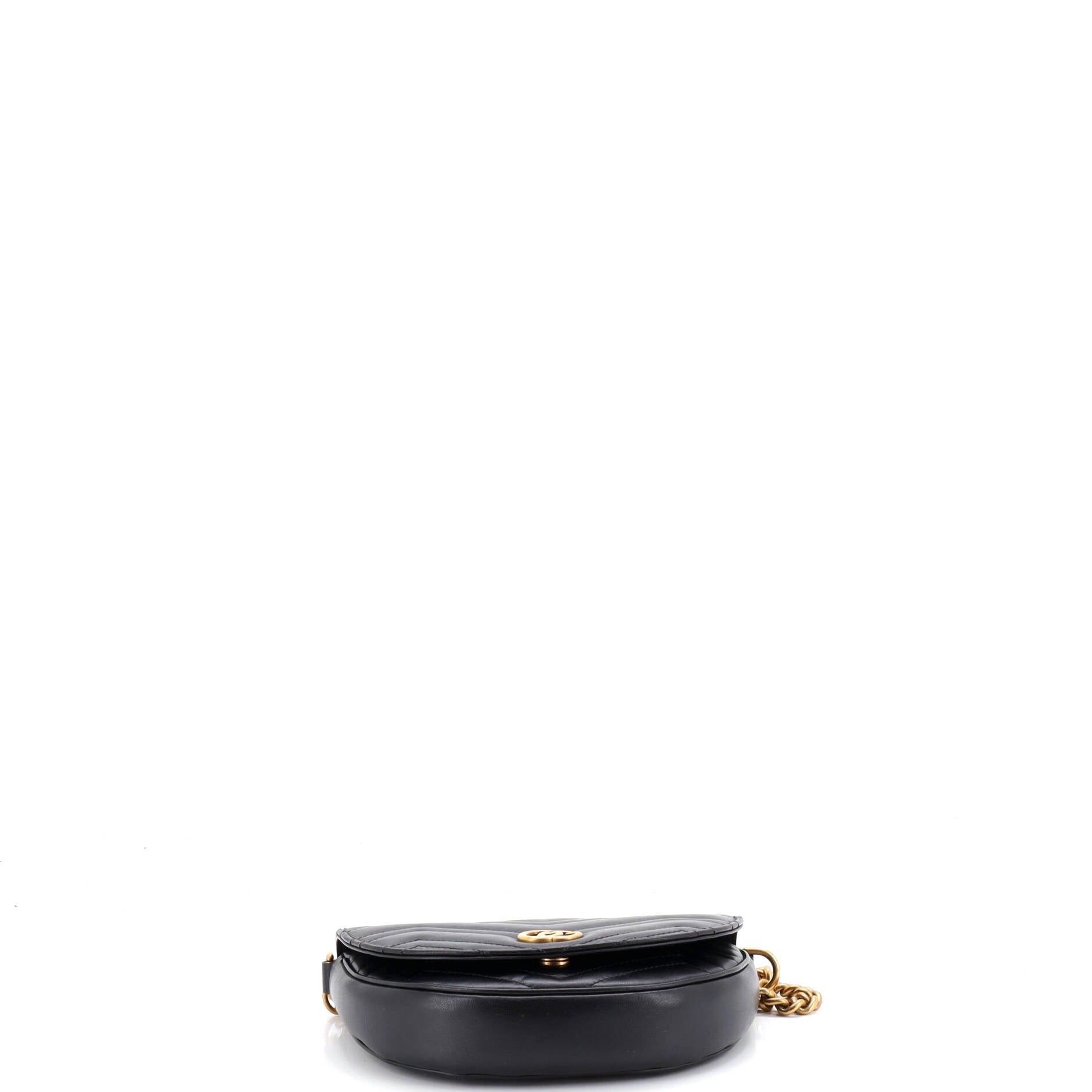 Gucci GG Marmont Half Moon Flap Crossbody Bag Size ONE SIZE - 4 Thumbnail