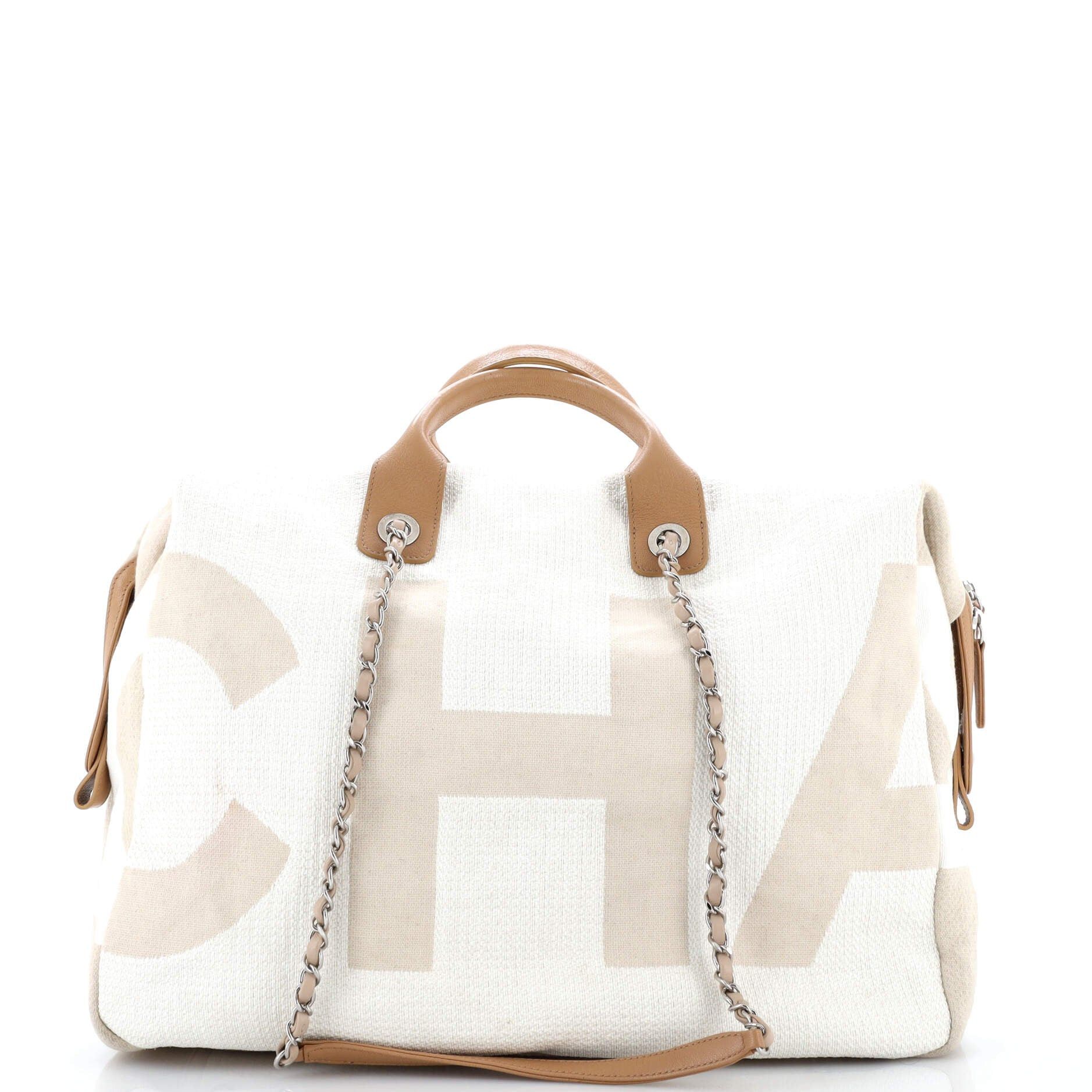 Chanel Deauville Logo Bowling Bag Size ONE SIZE - 3 Thumbnail