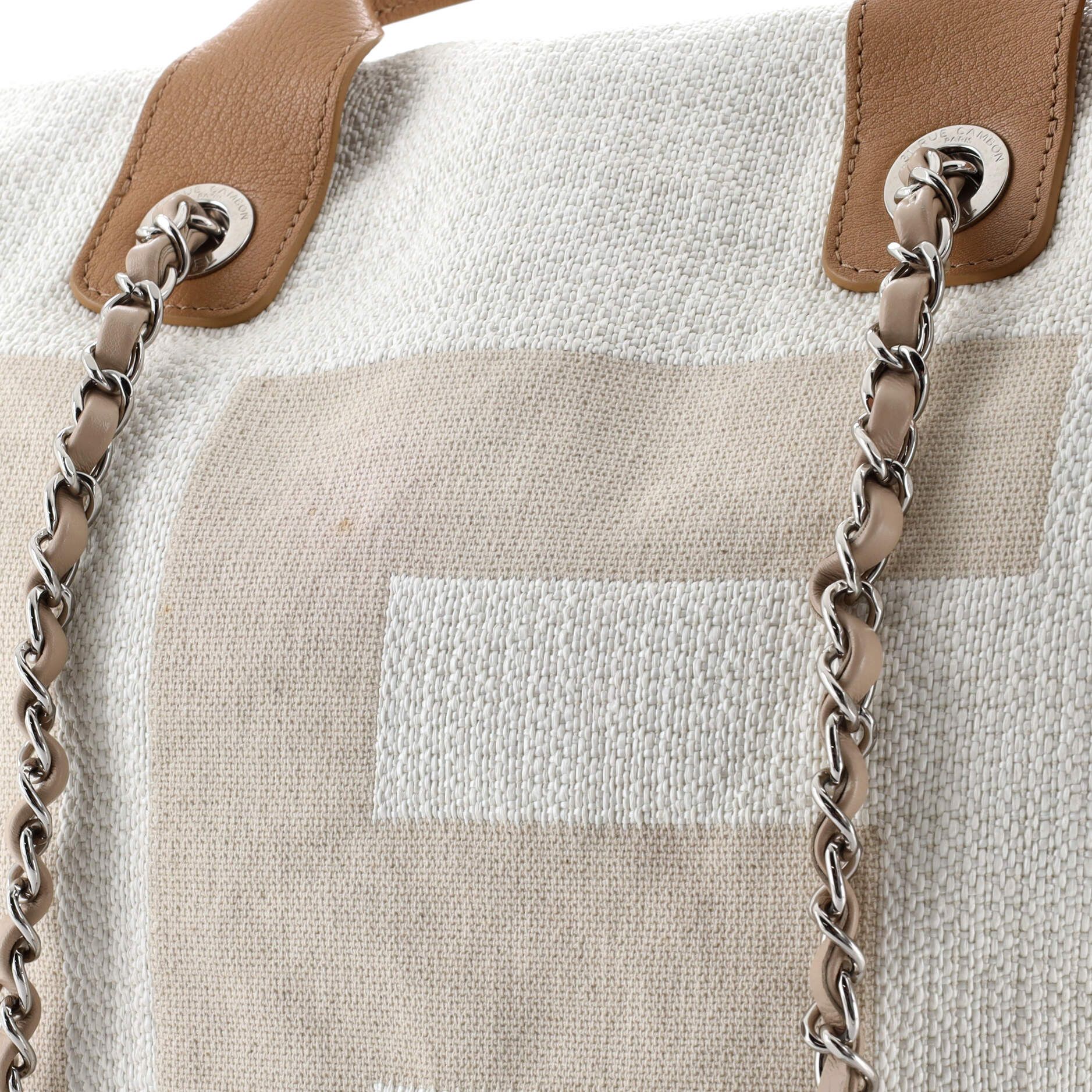 Chanel Deauville Logo Bowling Bag Size ONE SIZE - 8 Thumbnail