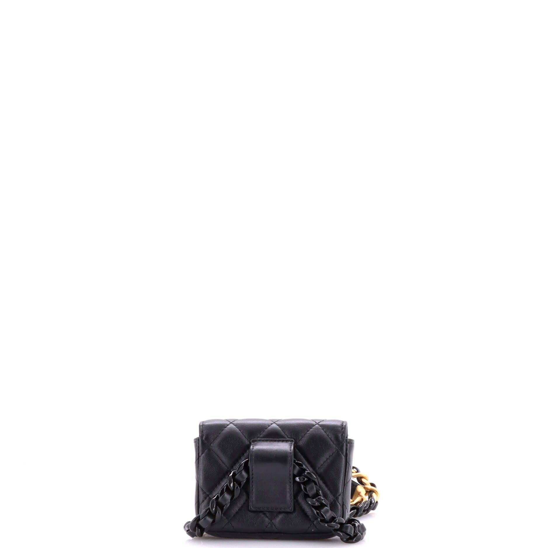 Chanel Lacquered Metal CC Flap Card Holder Belt Bag Size ONE SIZE - 4 Thumbnail