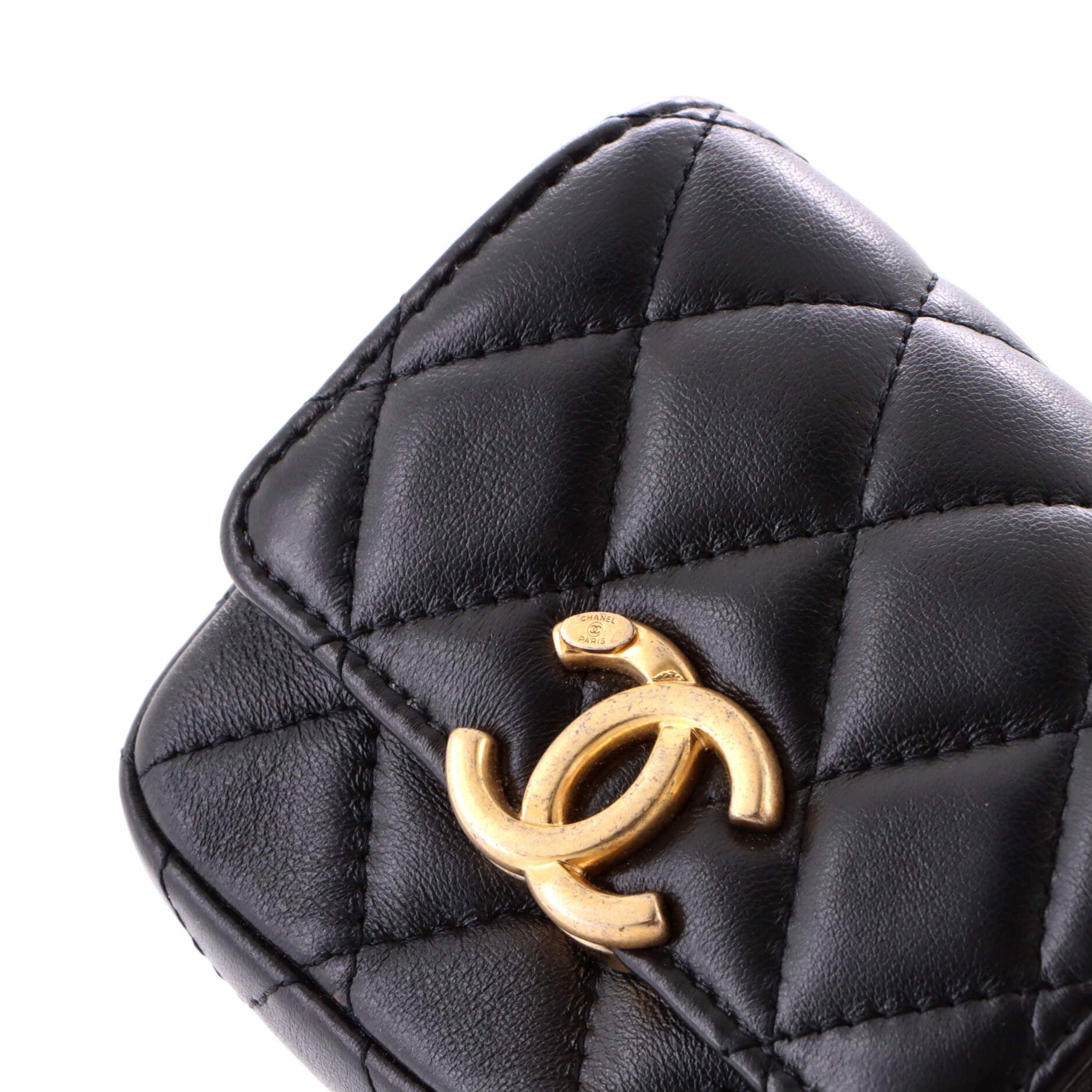 Chanel Lacquered Metal CC Flap Card Holder Belt Bag Size ONE SIZE - 7 Thumbnail
