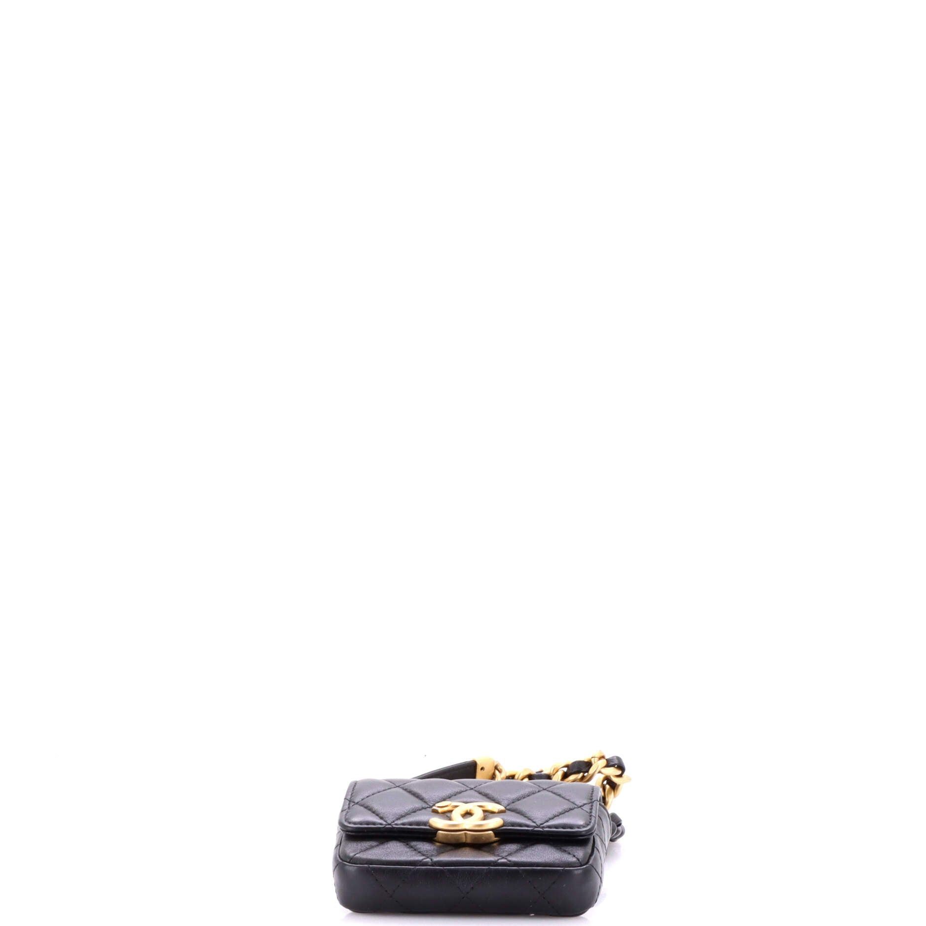 Chanel Lacquered Metal CC Flap Card Holder Belt Bag Size ONE SIZE - 5 Thumbnail