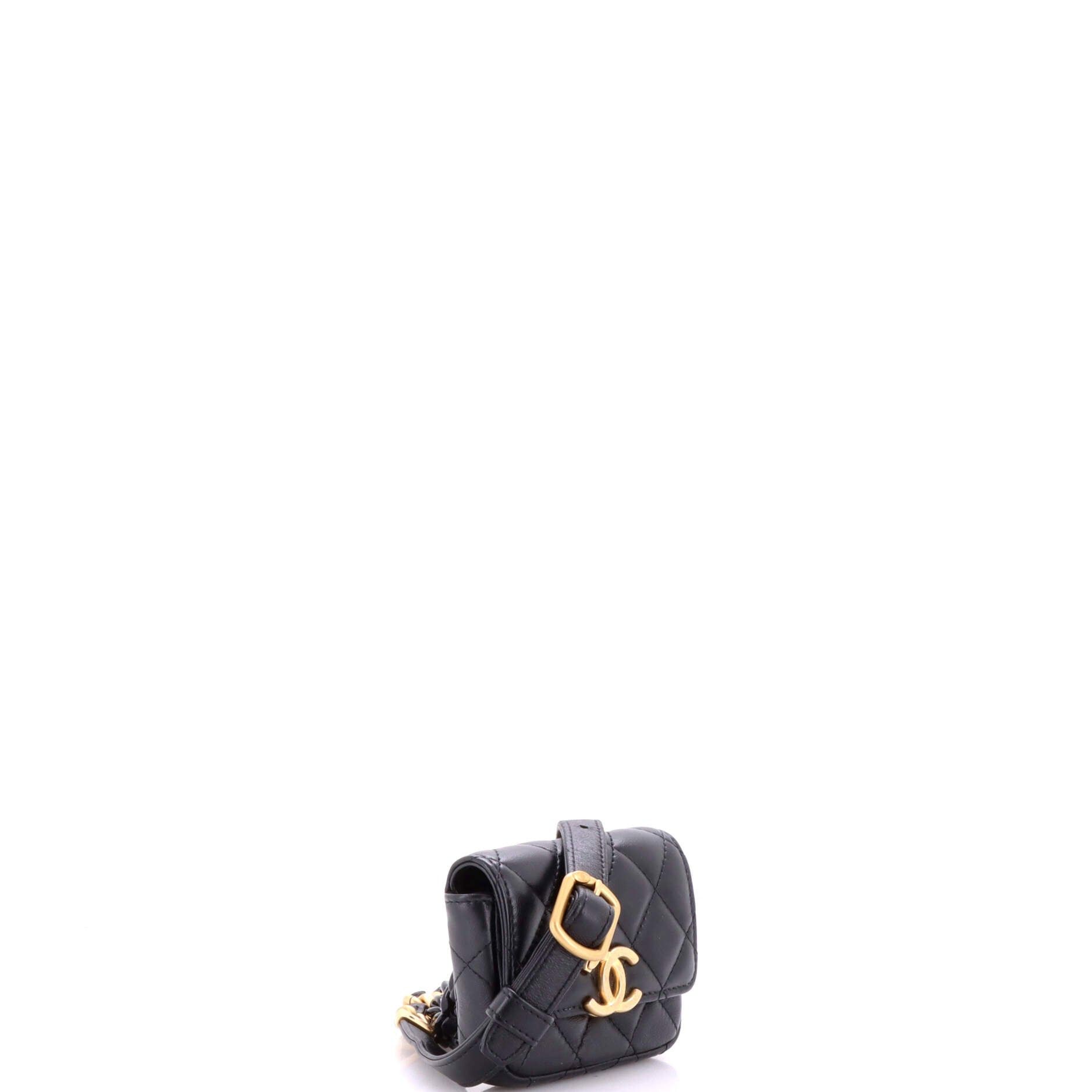 Chanel Lacquered Metal CC Flap Card Holder Belt Bag Size ONE SIZE - 3 Thumbnail