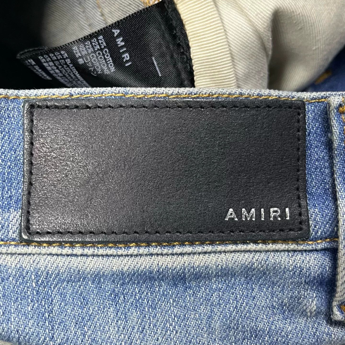 Amiri Amiri Slim Long Blue Hoodie 29 Men Size US XS / EU 42 / 0 - 5 Thumbnail