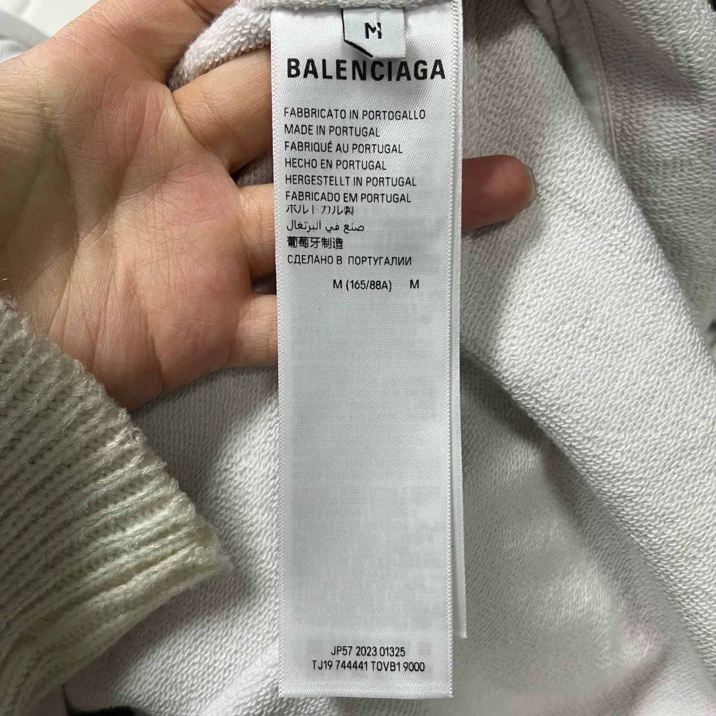 Balenciaga Balenciaga Printed Hoodie M Men Size US M / EU 48-50 / 2 - 5 Thumbnail