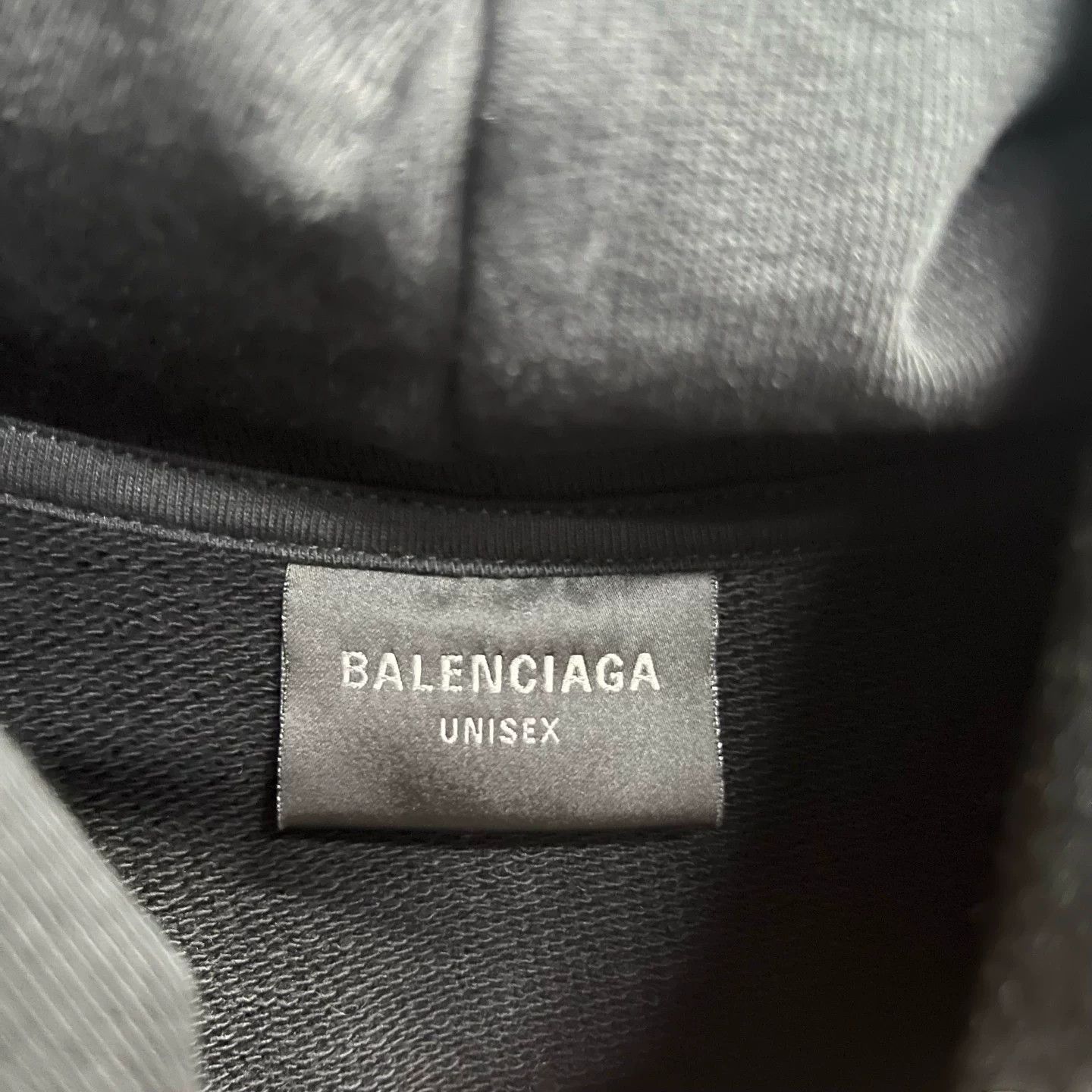 Balenciaga Balenciaga Printed Graphic Black Hoodie XXS Men Size US XXS / EU 40 - 2 Thumbnail