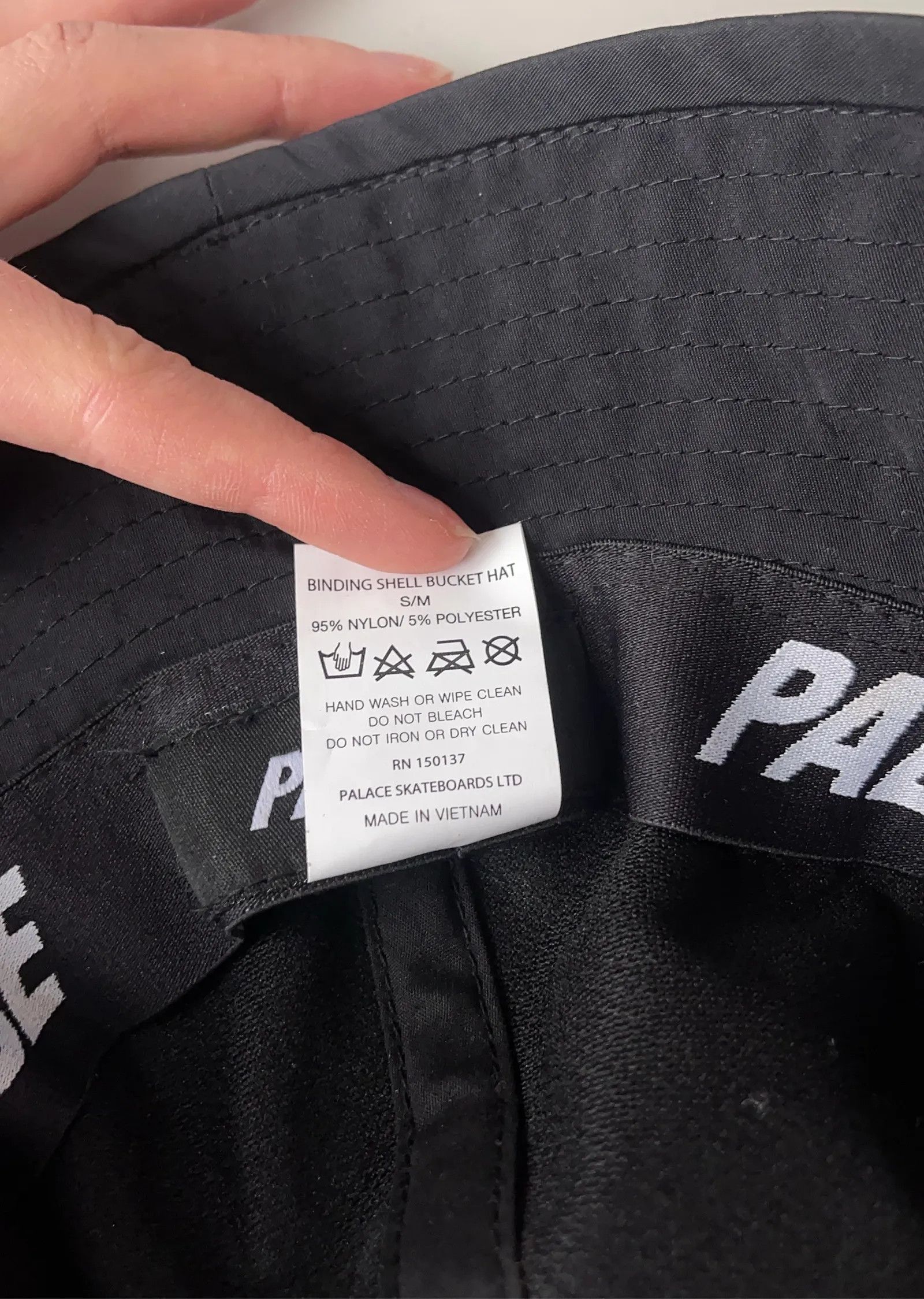 Palace Palace Binding Shell Bucket Hat Hat Size ONE SIZE - 4 Thumbnail