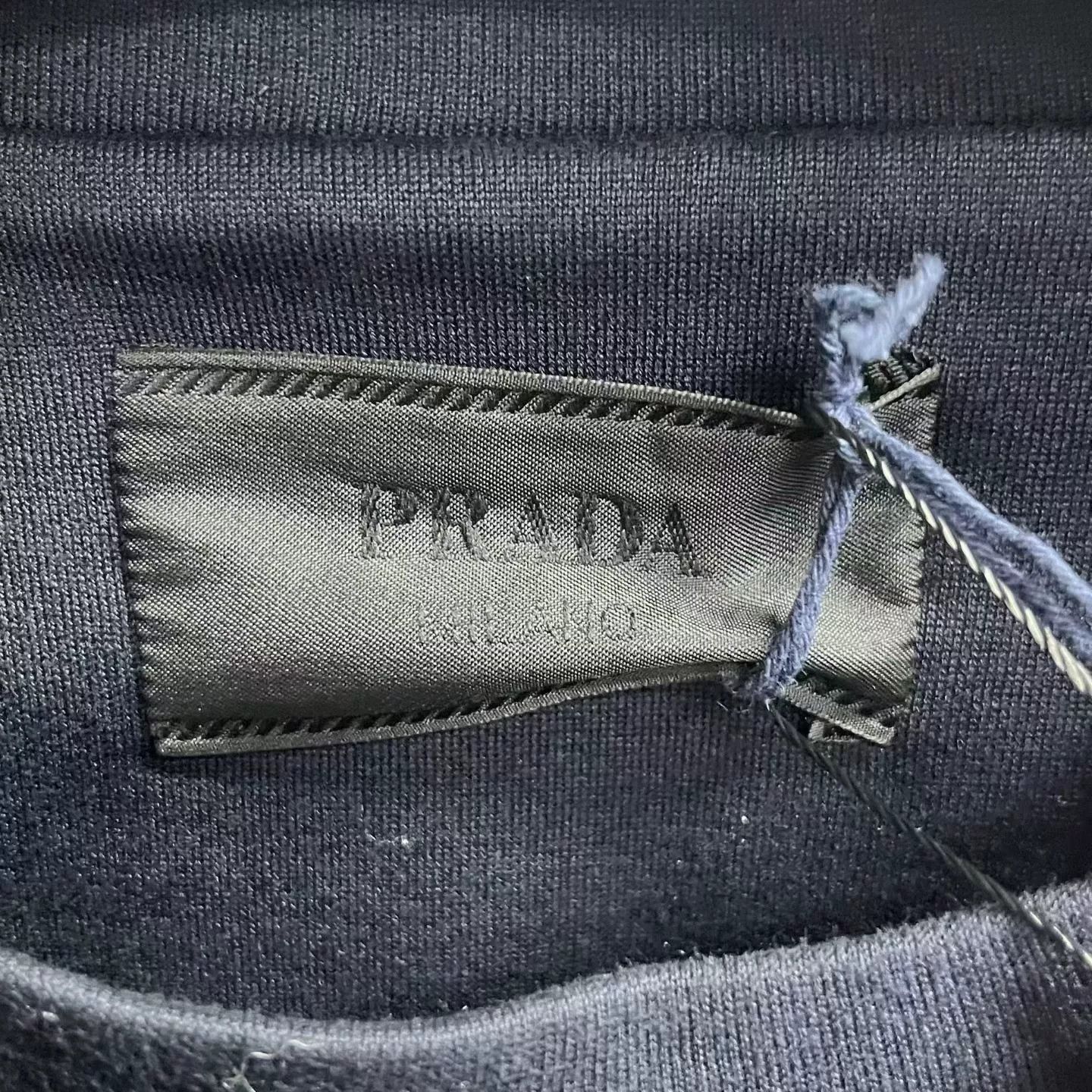 Prada Prada Cotton Blue T-Shirt XXXL Women Size XXL / US 16-18 / IT 52-54 - 2 Thumbnail