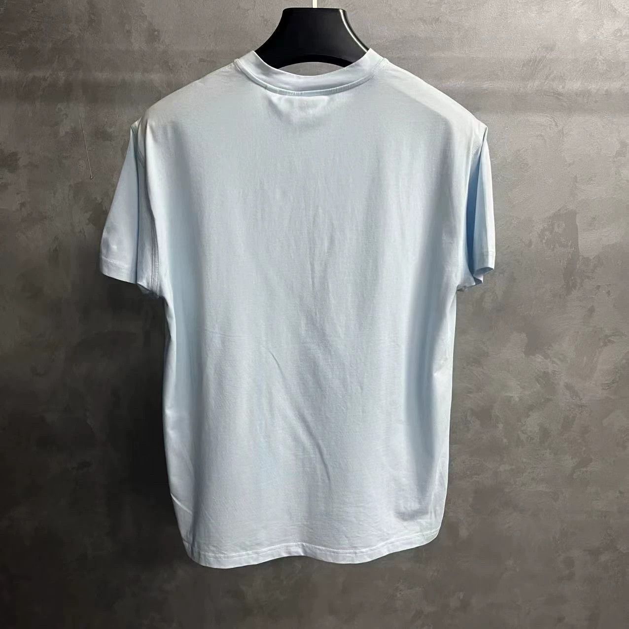 Burberry Burberry Cotton Printed Blue T-Shirt XS Women Size XS / US 0-2 / IT 36-38 - 6 Thumbnail