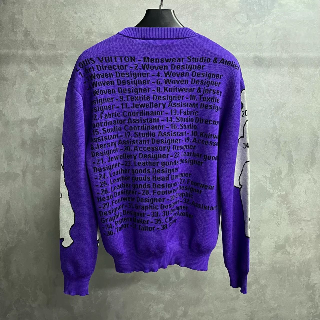 Louis Vuitton Louis Vuitton Retro Purple Sweater M Men Size US M / EU 48-50 / 2 - 7 Thumbnail