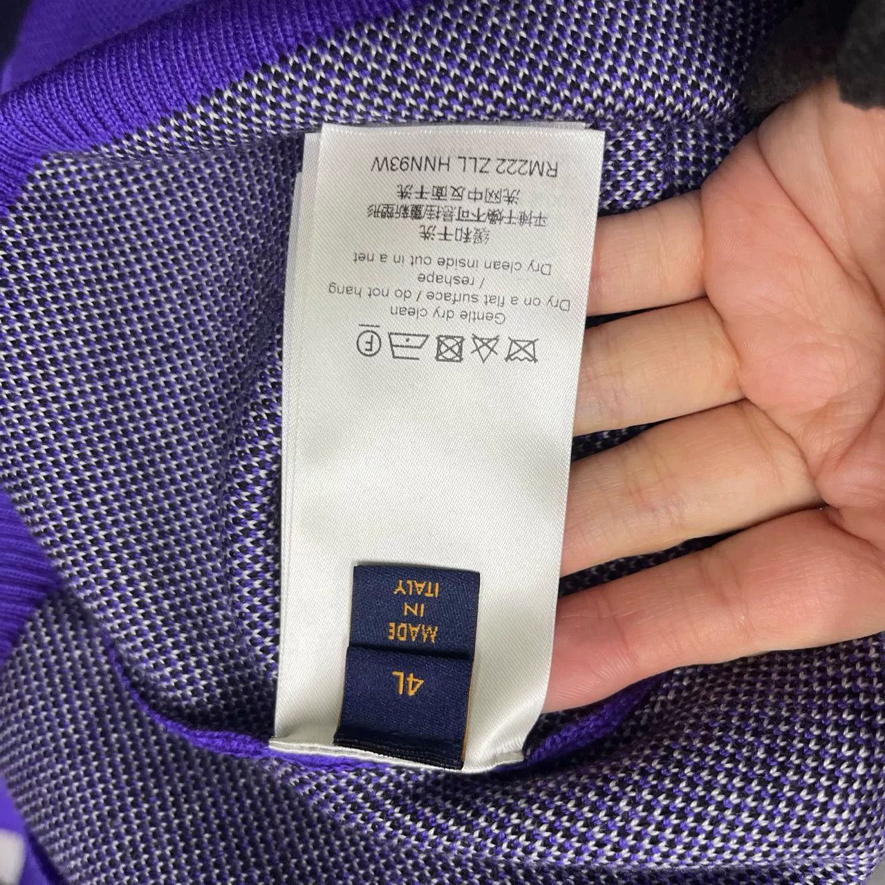 Louis Vuitton Louis Vuitton Retro Purple Sweater M Men Size US M / EU 48-50 / 2 - 8 Thumbnail