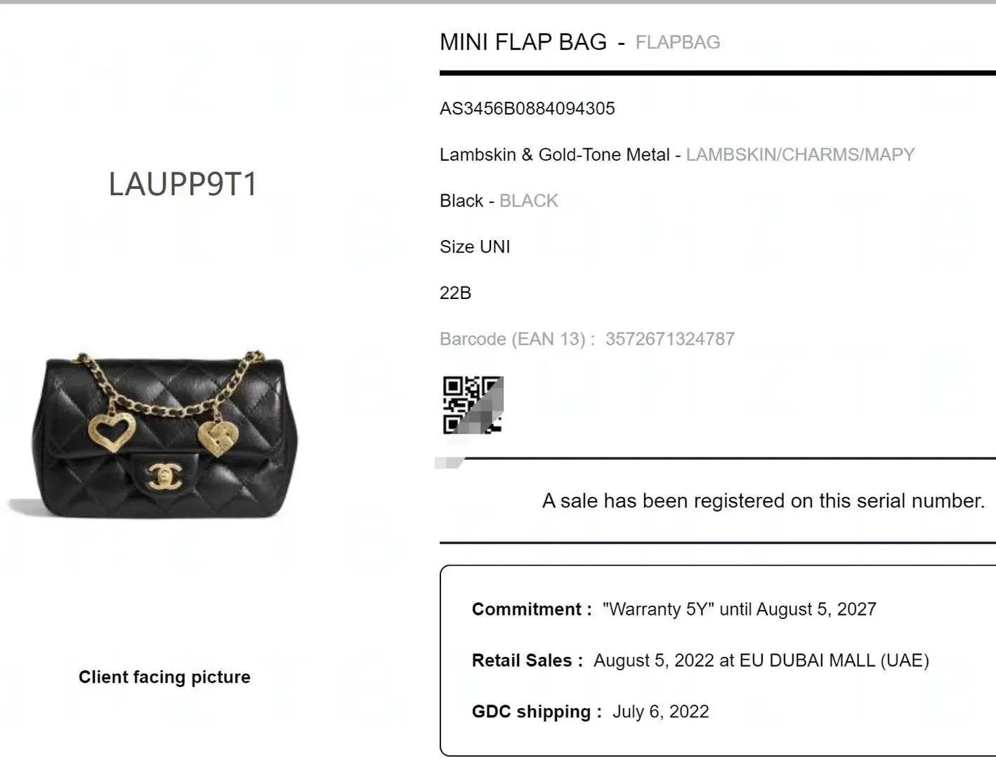 Chanel Pre-loved Bag Brand new condition Size ONE SIZE - 9 Thumbnail