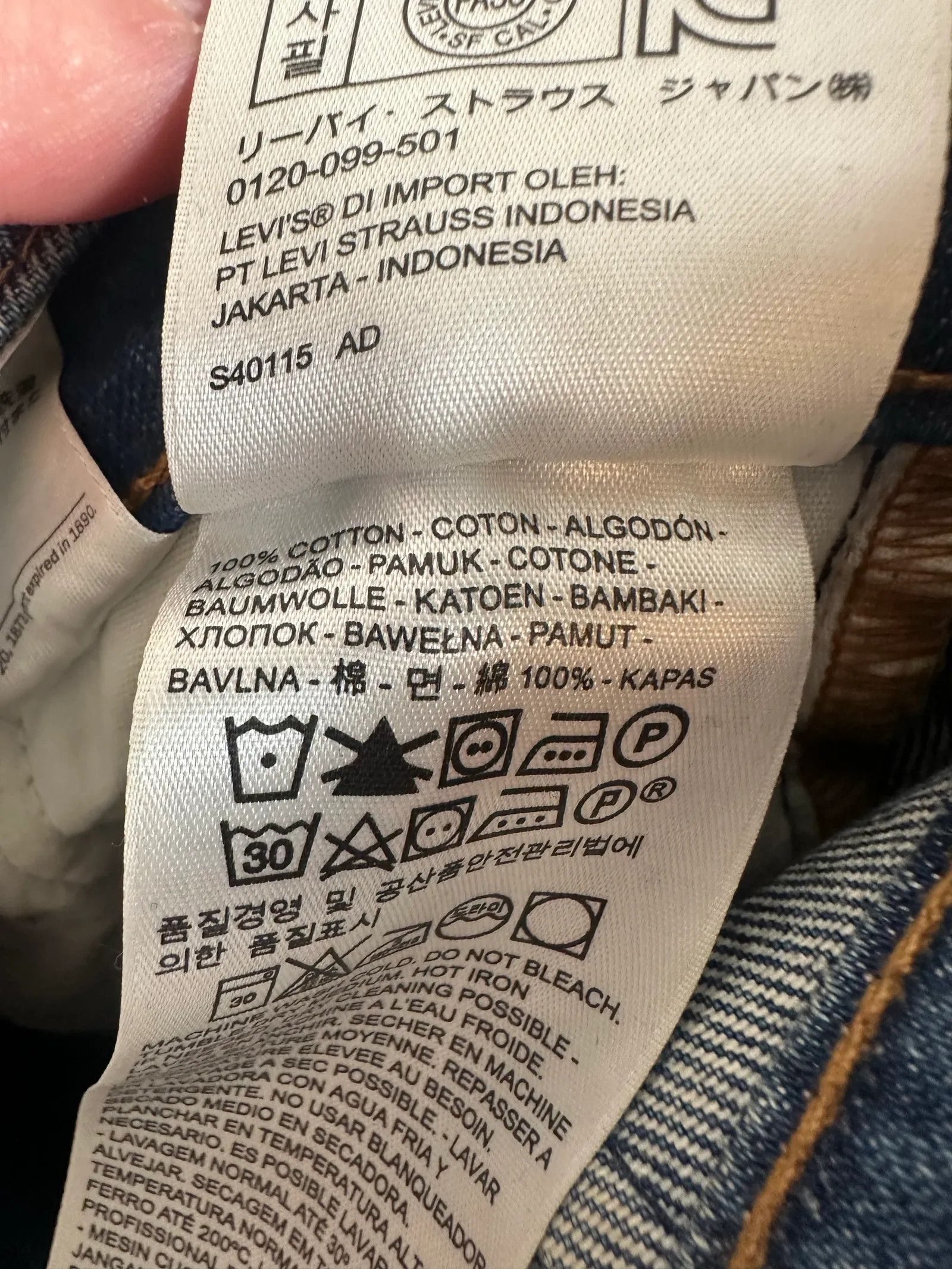 Levi's Levi's Jeans Size 24" / US 00 / IT 34 - 3 Thumbnail
