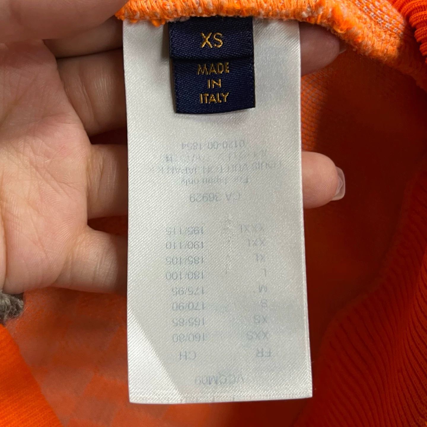 Louis Vuitton Louis Vuitton Plaid Orange T-Shirt XS Women Size XS / US 0-2 / IT 36-38 - 4 Thumbnail
