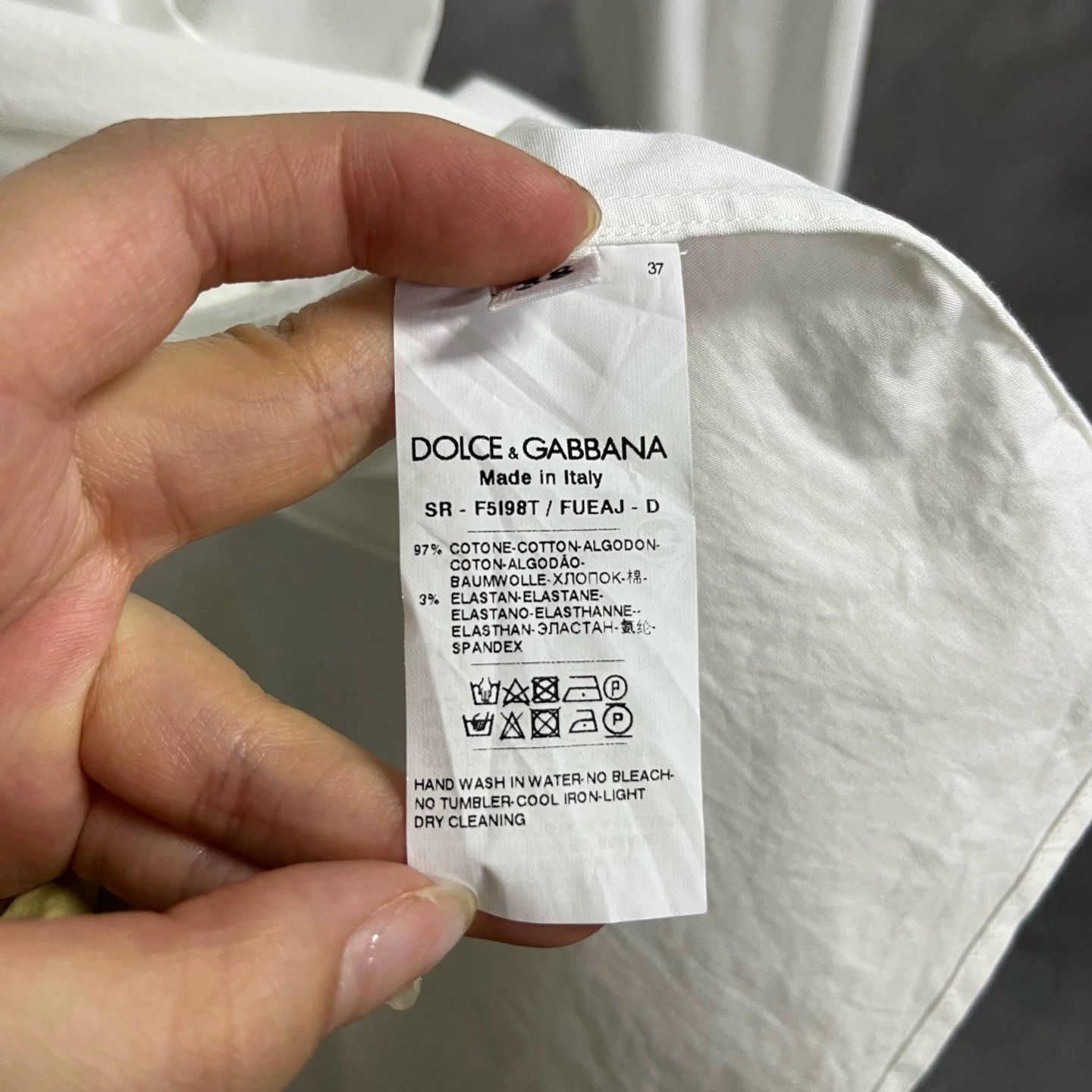 Dolce & Gabbana Dolce & Gabbana White T-Shirt 38 Women Size S / US 4 / IT 40 - 2 Thumbnail