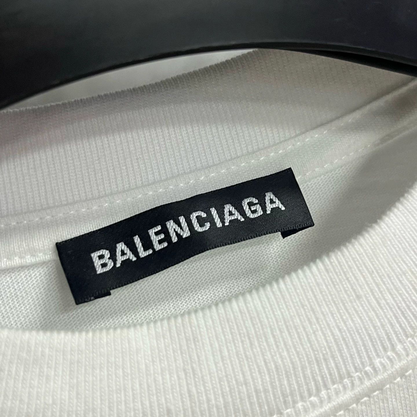 Balenciaga Balenciaga Drop-Shoulder Cotton White Hoodie S Men Size US S / EU 44-46 / 1 - 3 Thumbnail