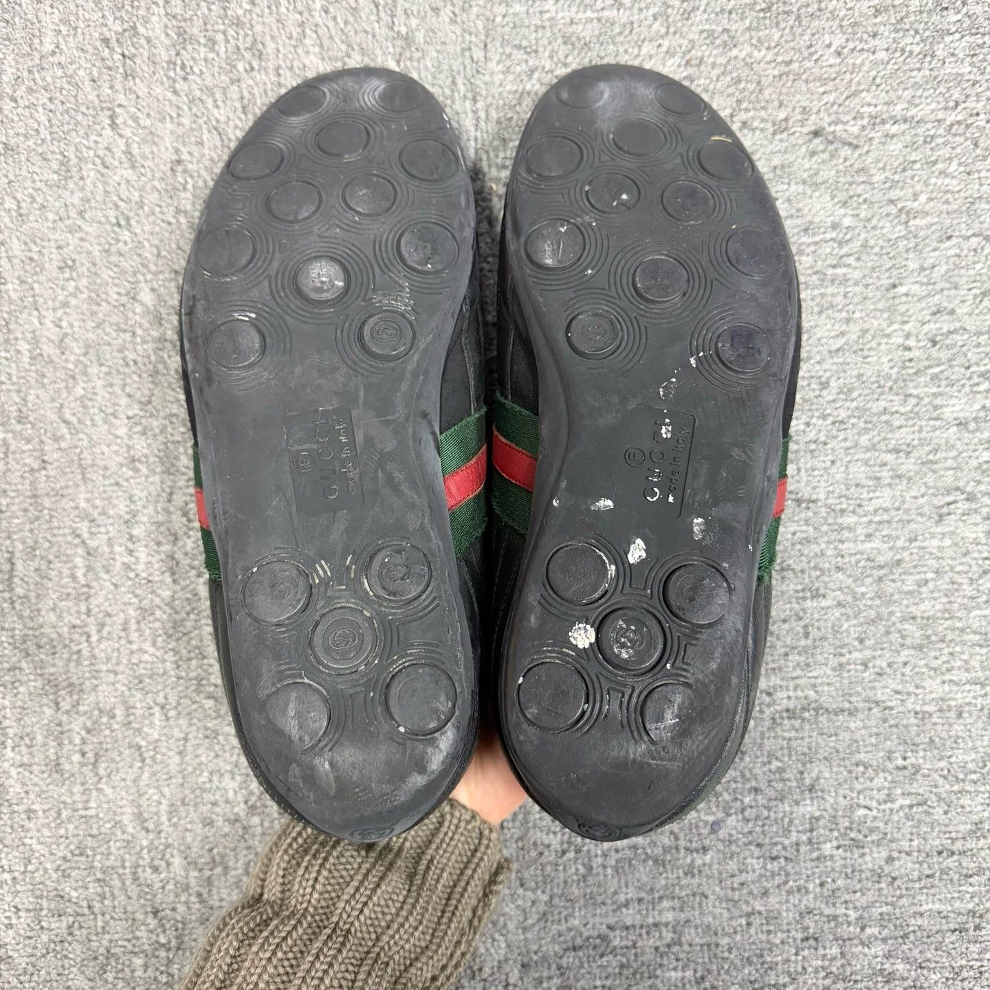 Gucci Gucci Leather Black Lowtop Sneakers 6 Women Size US 6 / IT 36 - 5 Thumbnail