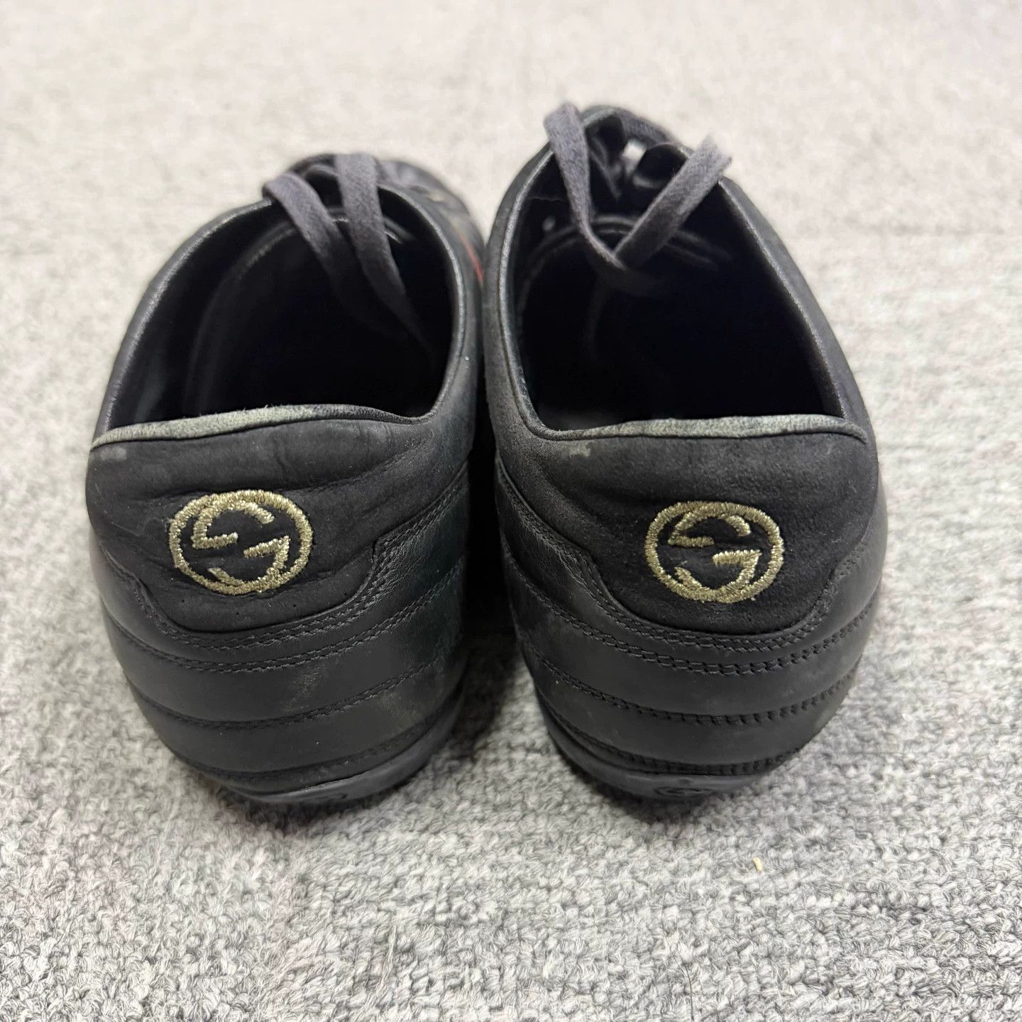 Gucci Gucci Leather Black Lowtop Sneakers 6 Women Size US 6 / IT 36 - 4 Thumbnail