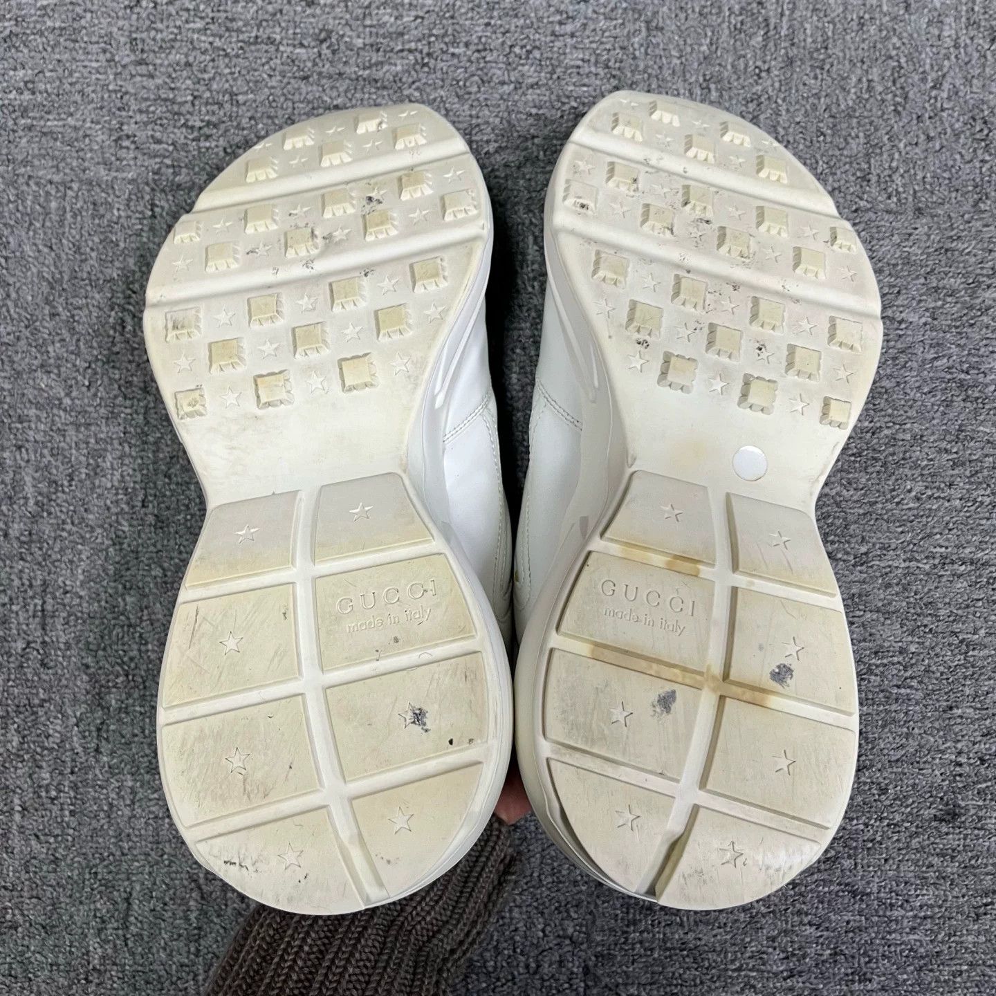 Gucci Gucci Printed Graphic White Lowtop Sneakers 8 Women Size US 8 / IT 38 - 5 Thumbnail