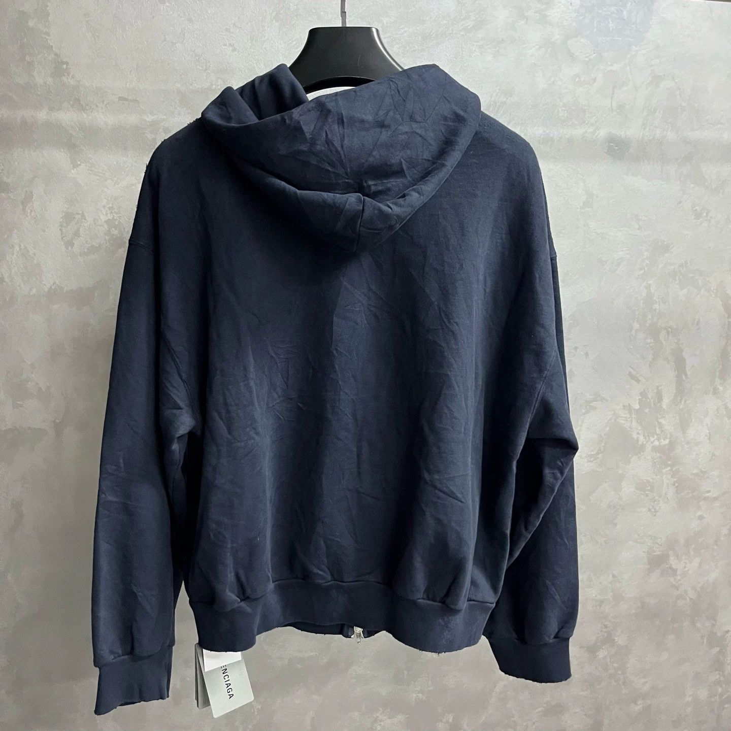 Balenciaga Balenciaga Printed Graphic Blue Hoodie S Men Size US S / EU 44-46 / 1 - 2 Thumbnail