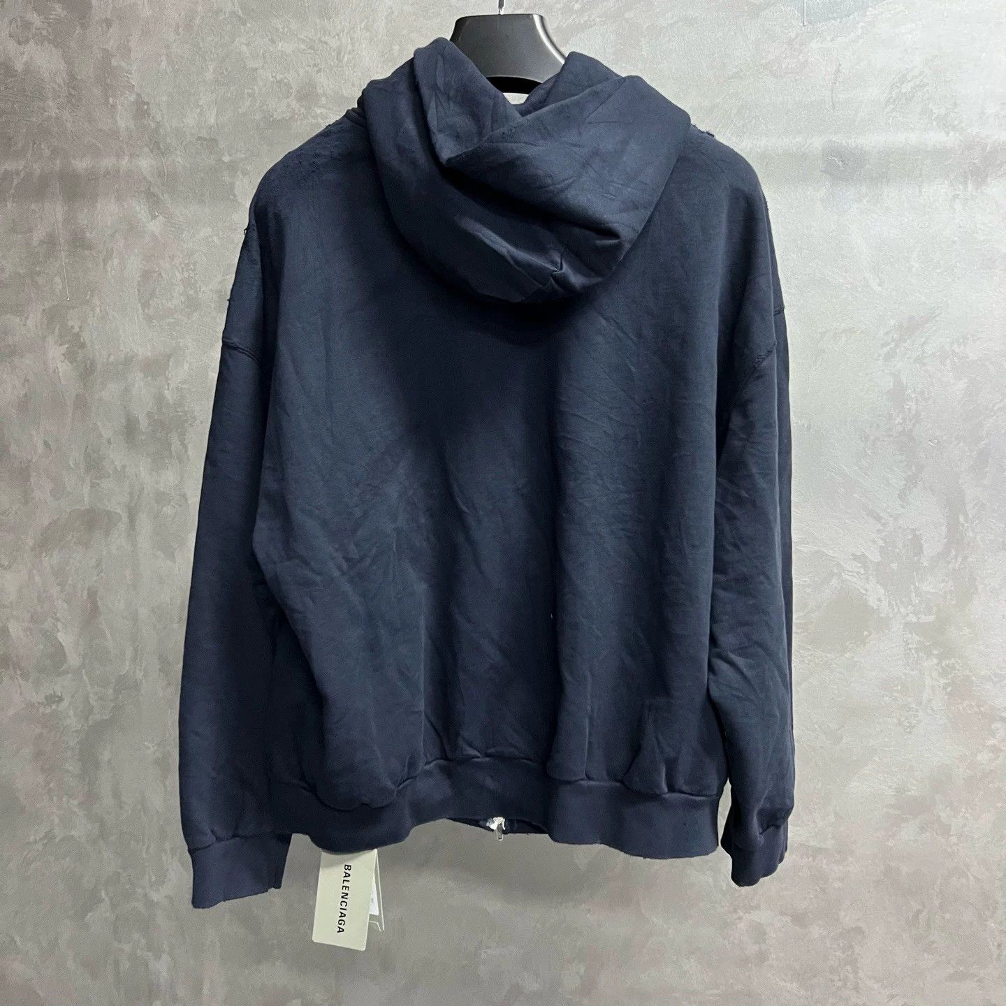 Balenciaga Balenciaga Printed Graphic Blue Hoodie S Men Size US S / EU 44-46 / 1 - 5 Thumbnail