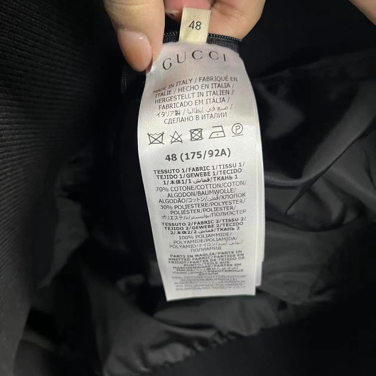 Gucci Gucci Retro Black Light Jacket 48 Men Size US XL / EU 56 / 4 - 3 Thumbnail