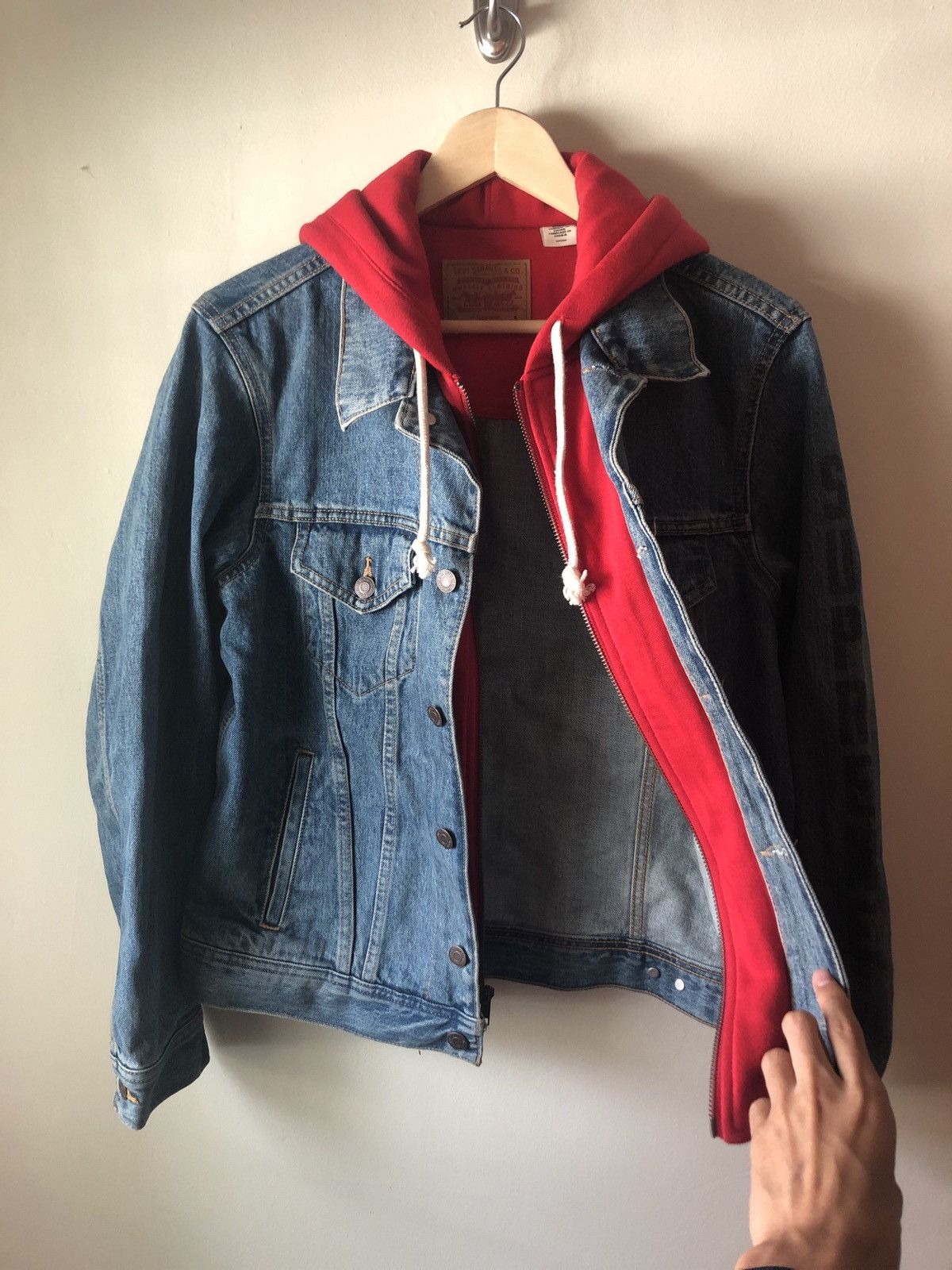 Levi's × Supreme Supreme®/Levi's® Hood Trucker Jacket | Grailed