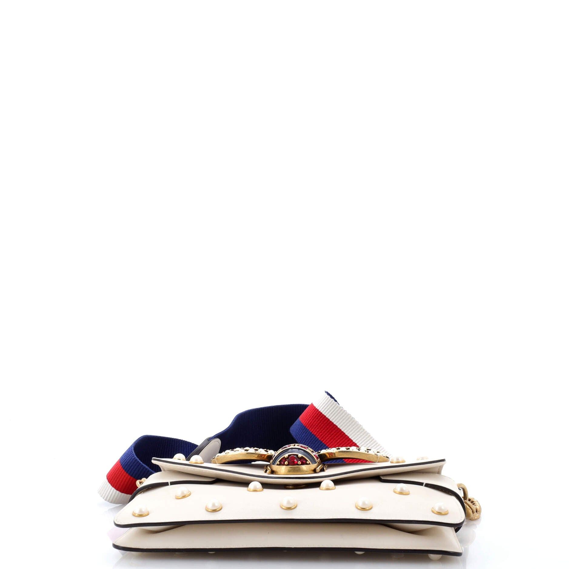 Gucci Broadway Pearly Bee Shoulder Bag Size ONE SIZE - 4 Thumbnail