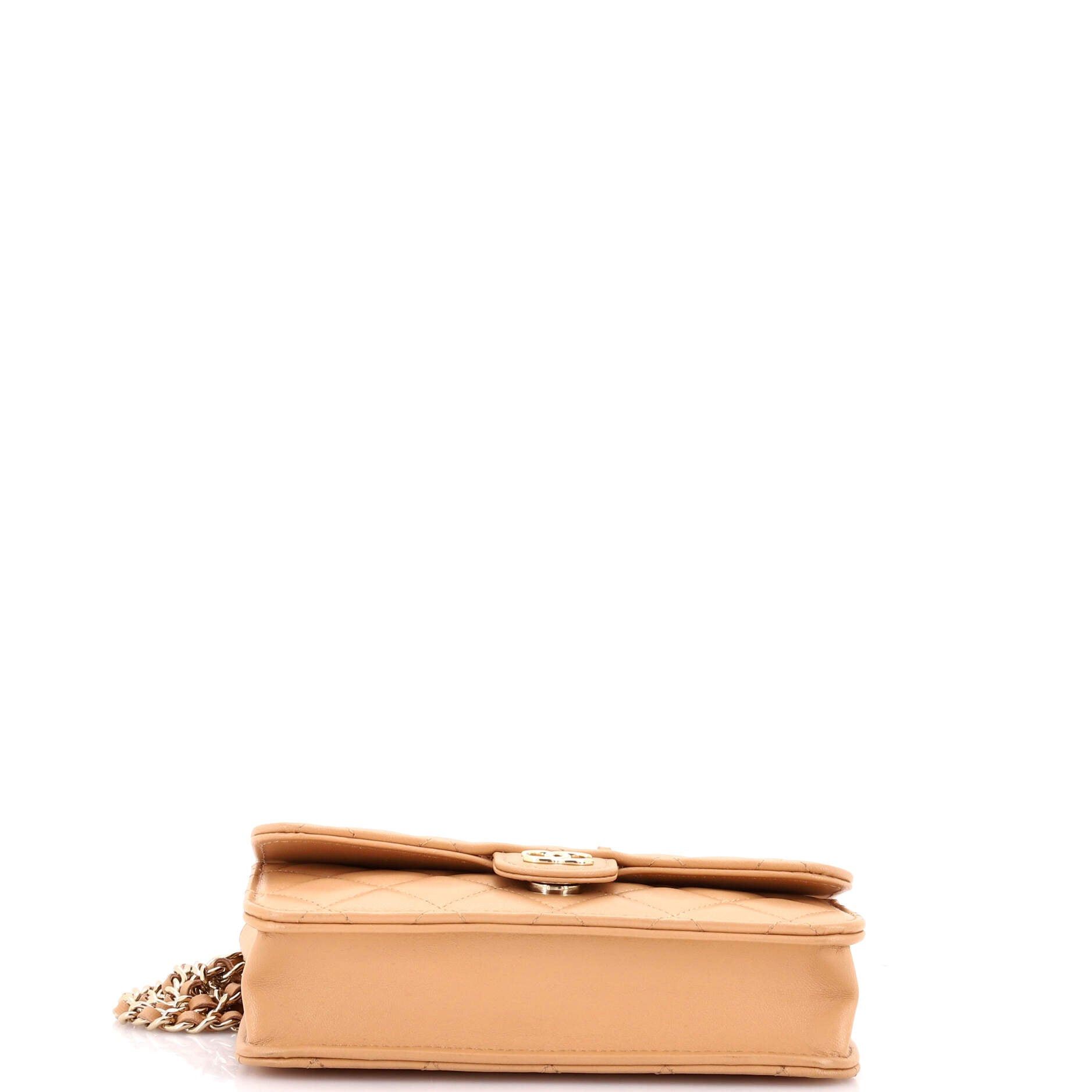 Chanel Classic Top Handle Flap Phone Holder with Chain Size ONE SIZE - 4 Thumbnail