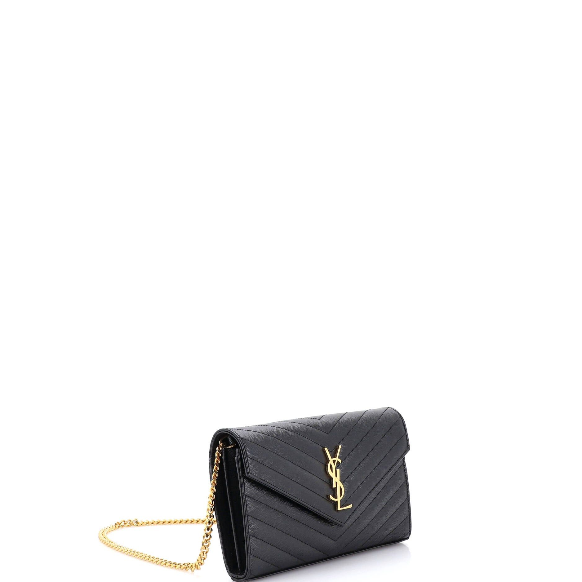 Saint Laurent Paris Classic Monogram Wallet on Chain Size ONE SIZE - 2 Thumbnail