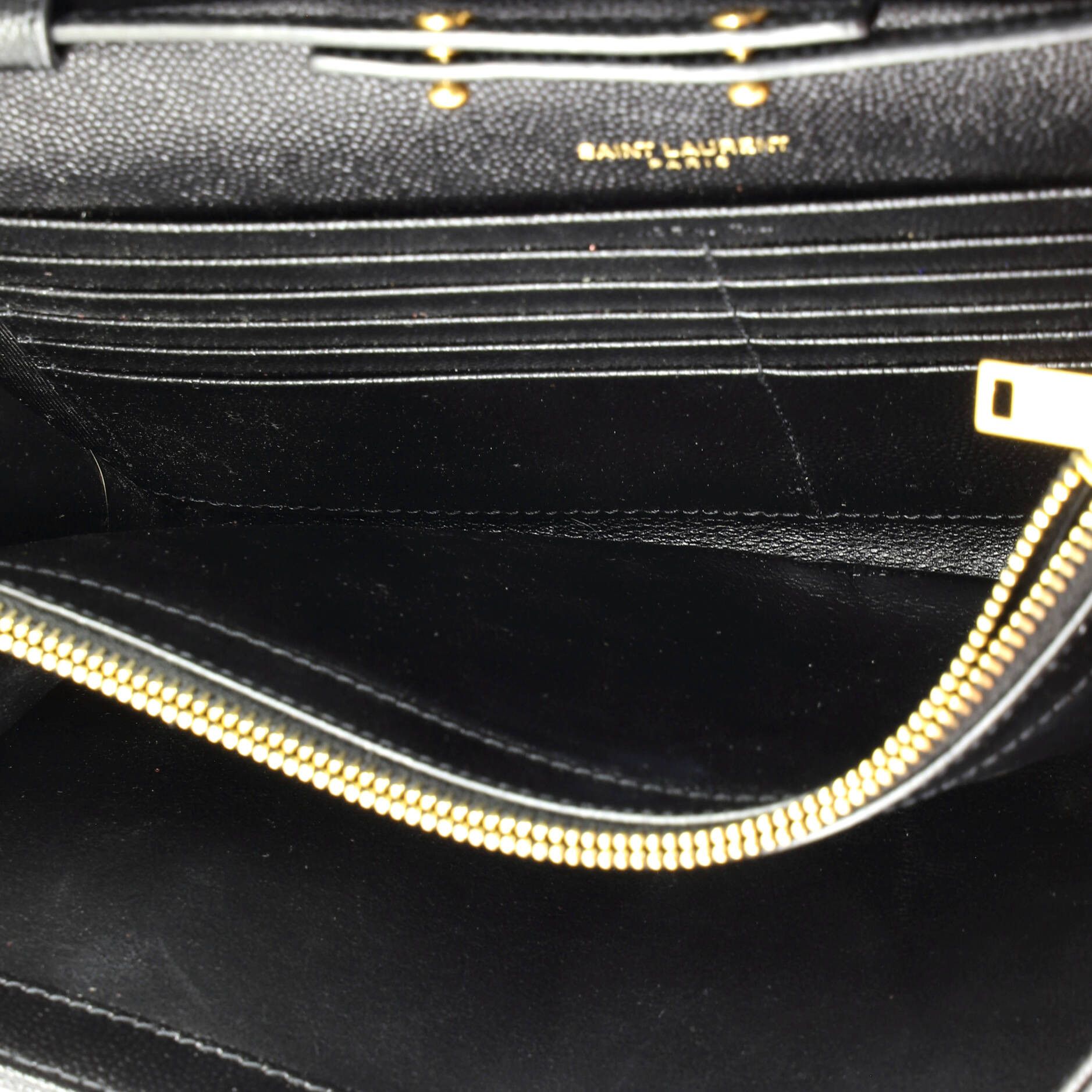Saint Laurent Paris Classic Monogram Wallet on Chain Size ONE SIZE - 5 Thumbnail