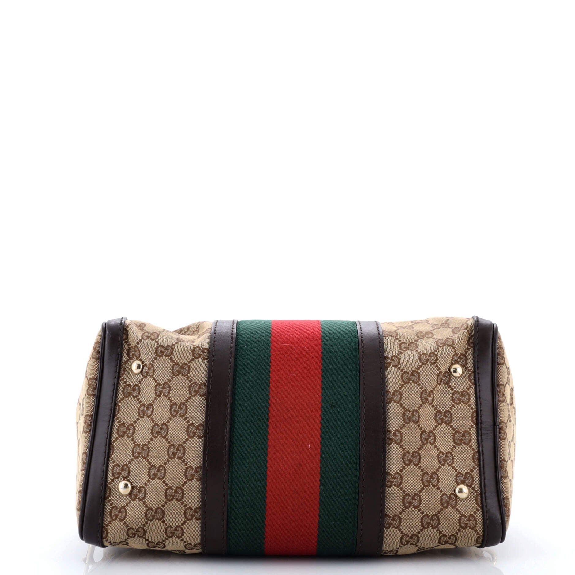 Gucci Vintage Web Boston Bag Size ONE SIZE - 4 Thumbnail