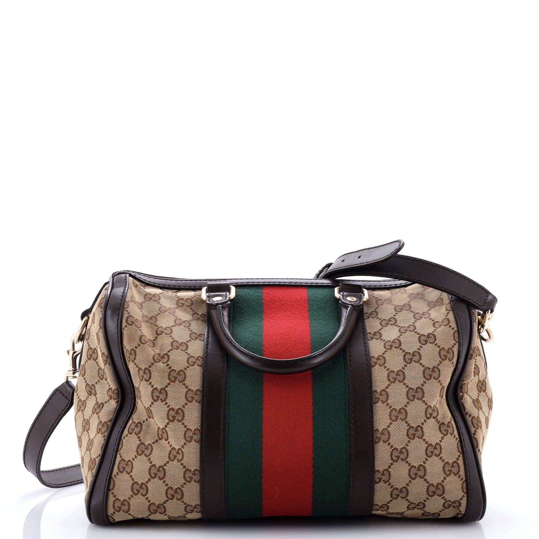 Gucci Vintage Web Boston Bag Size ONE SIZE - 3 Thumbnail