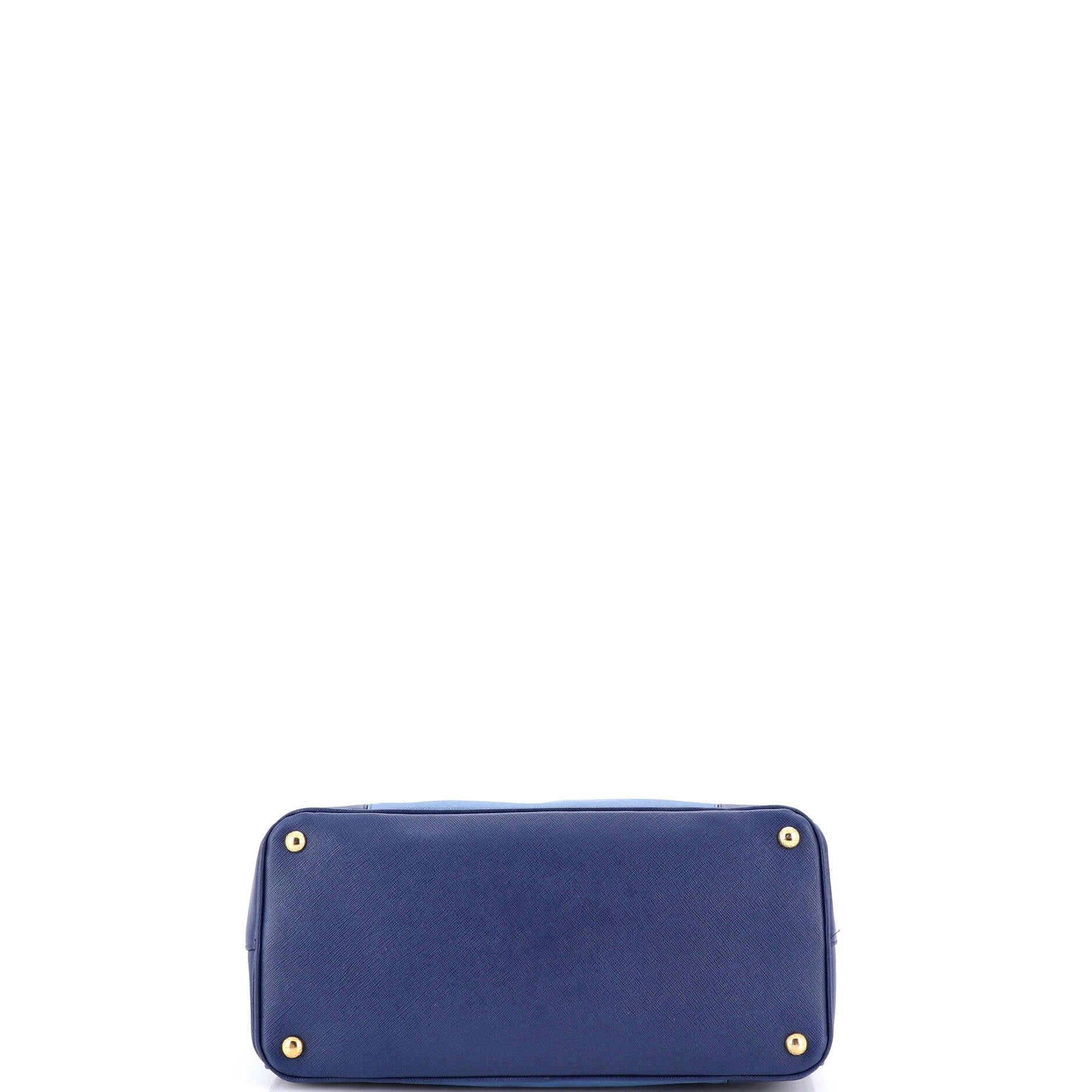 Prada Bicolor Double Zip Lux Tote Size ONE SIZE - 4 Thumbnail