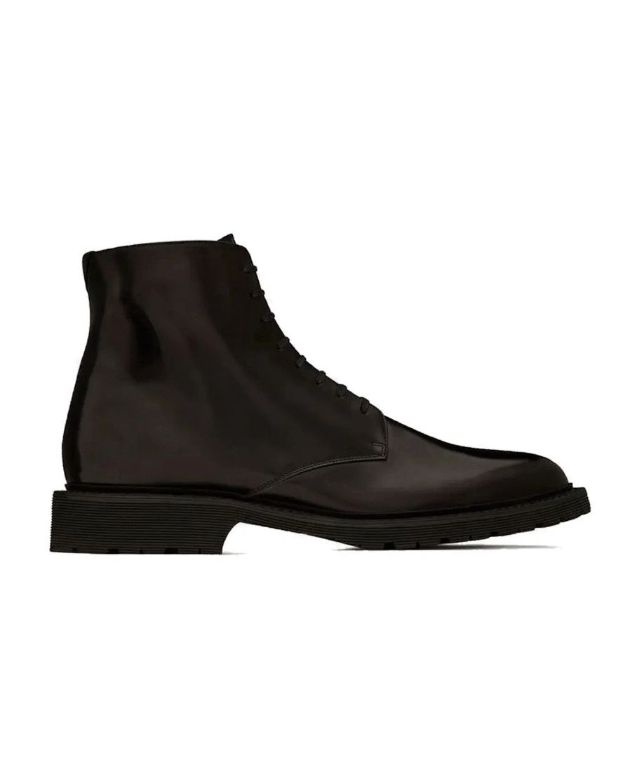 Saint Laurent Paris army boots in smooth leather Size US 10 / EU 43 - 2 Thumbnail