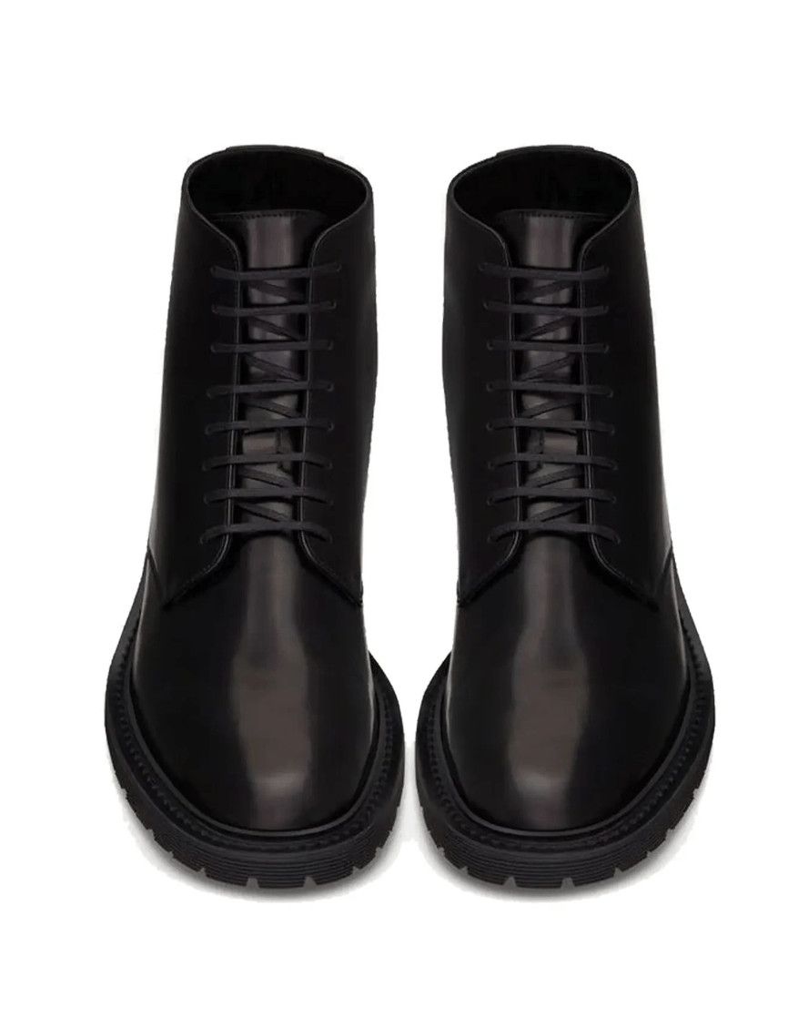 Saint Laurent Paris army boots in smooth leather Size US 11 / EU 44 - 3 Thumbnail