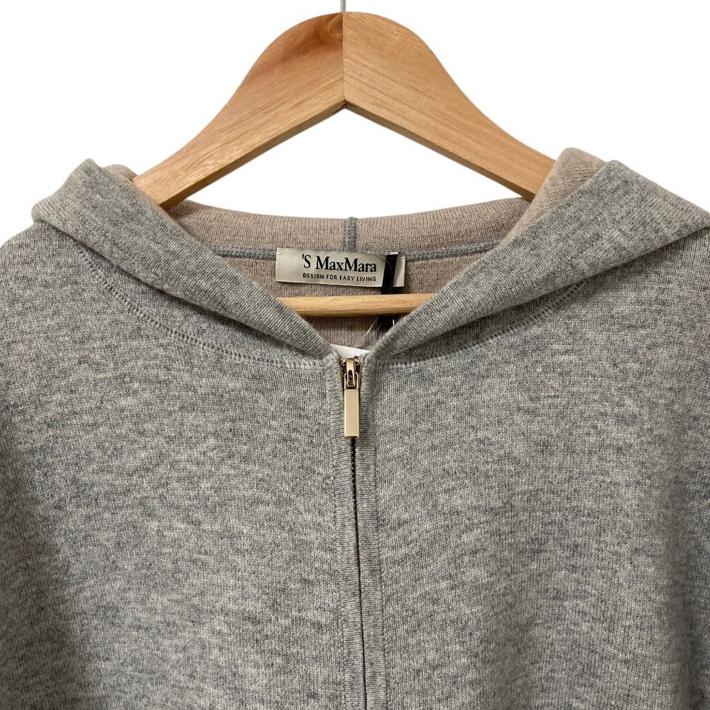 Max Mara Max Mara S Max Mara KURT Wool Cashmere Hoodie Zip Up Parka Textile Sweatshirts & Hoodies 2529346033 DUTY FREE for USA Size ONE SIZE - 4 Thumbnail