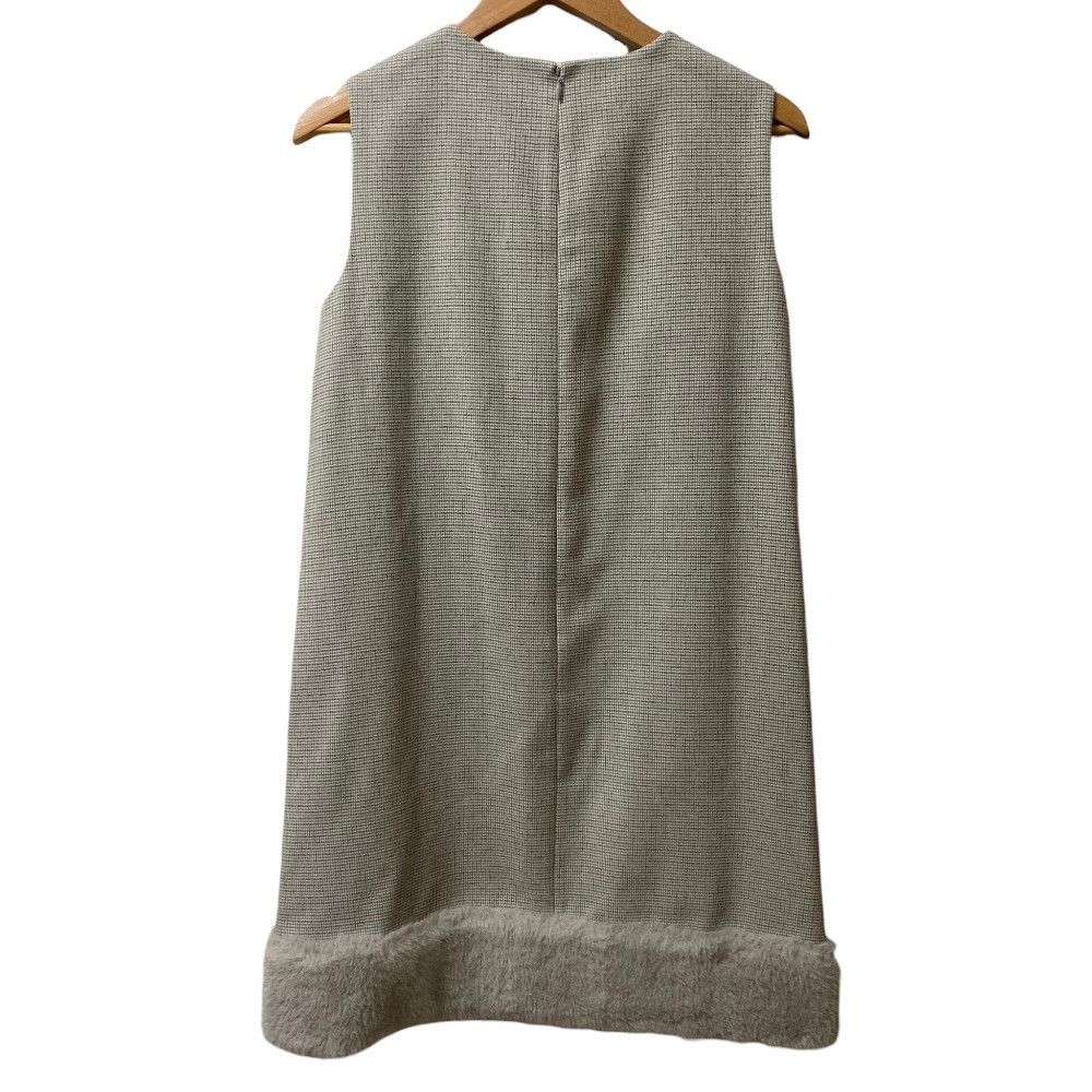 Other Other CELFORD Sleeveless Mini Dress with Fur Hem Textile Dresses DUTY FREE for USA Size ONE SIZE - 3 Thumbnail