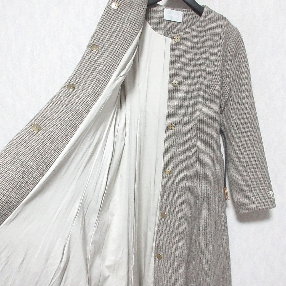 Other Other CELFORD Collarless Coat Textile Outerwear CWFC225069 DUTY FREE for USA Size ONE SIZE - 7 Thumbnail