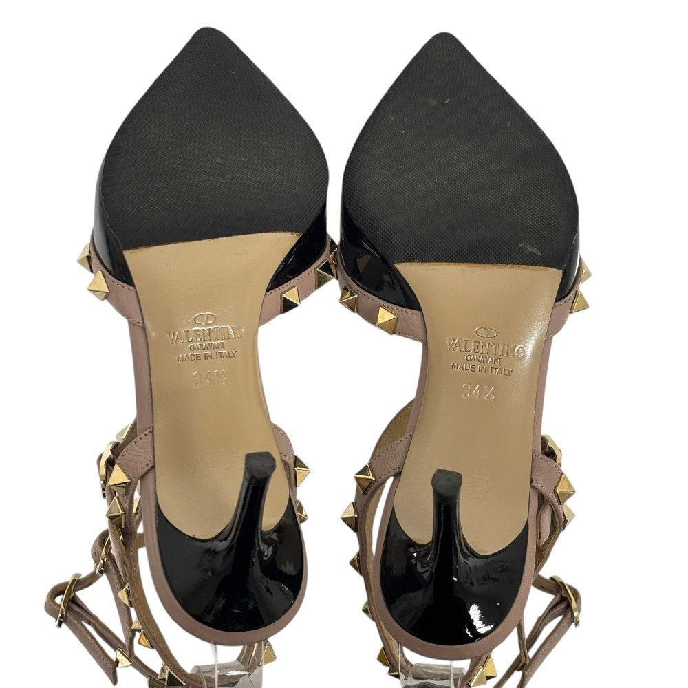 Valentino Valentino Valentino Garavani Rockstud Leather Pumps Leather Shoes DUTY FREE for USA Size ONE SIZE - 7 Thumbnail