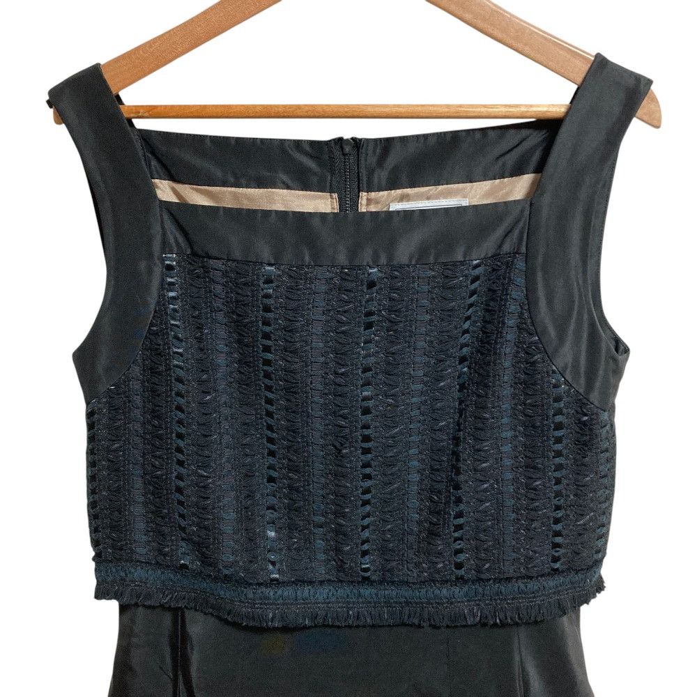 Other Other Foxey Tape Yarn Sleeveless Dress Textile Dresses 35082 DUTY FREE for USA Size ONE SIZE - 3 Thumbnail