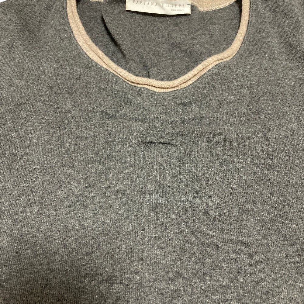 Other Other FABIANA FILIPPI V Neck Knit Top Textile Tops DUTY FREE for USA Size ONE SIZE - 12 Thumbnail