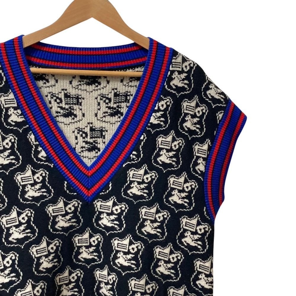Etro Etro Etro Monogram Wool Knit Vest Textile Tops DUTY FREE for USA Size ONE SIZE - 2 Thumbnail