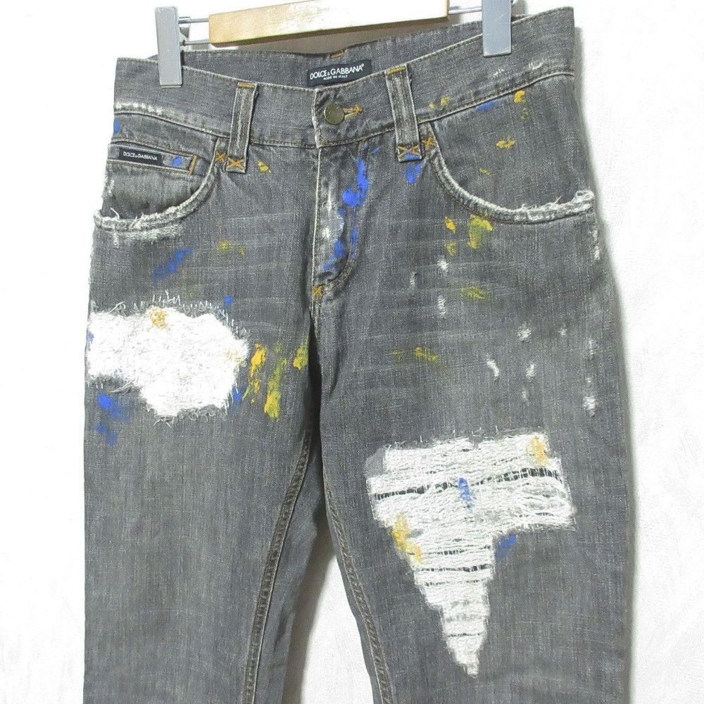 Dolce & Gabbana Dolce & Gabbana Dolce&Gabbana Cotton Jeans Textile Jeans G3039D DUTY FREE for USA Size ONE SIZE - 3 Thumbnail