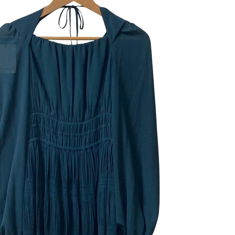 Other Other Her lip to Majolica Pleated Chiffon Dress Textile Dresses DUTY FREE for USA Size ONE SIZE - 2 Thumbnail