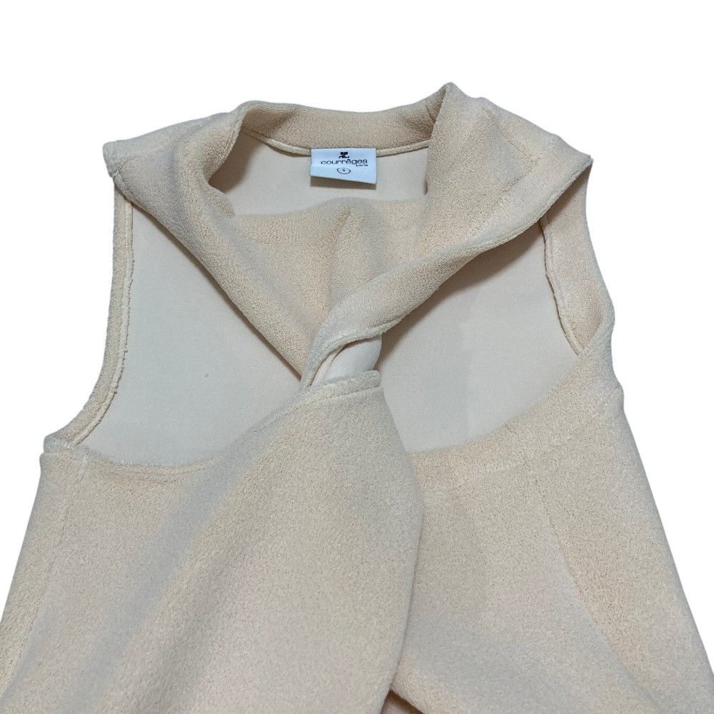 Other Other Courreges Pile Sleeveless Dress Textile Dresses 223JRO235JS00730030 DUTY FREE for USA Size ONE SIZE - 4 Thumbnail