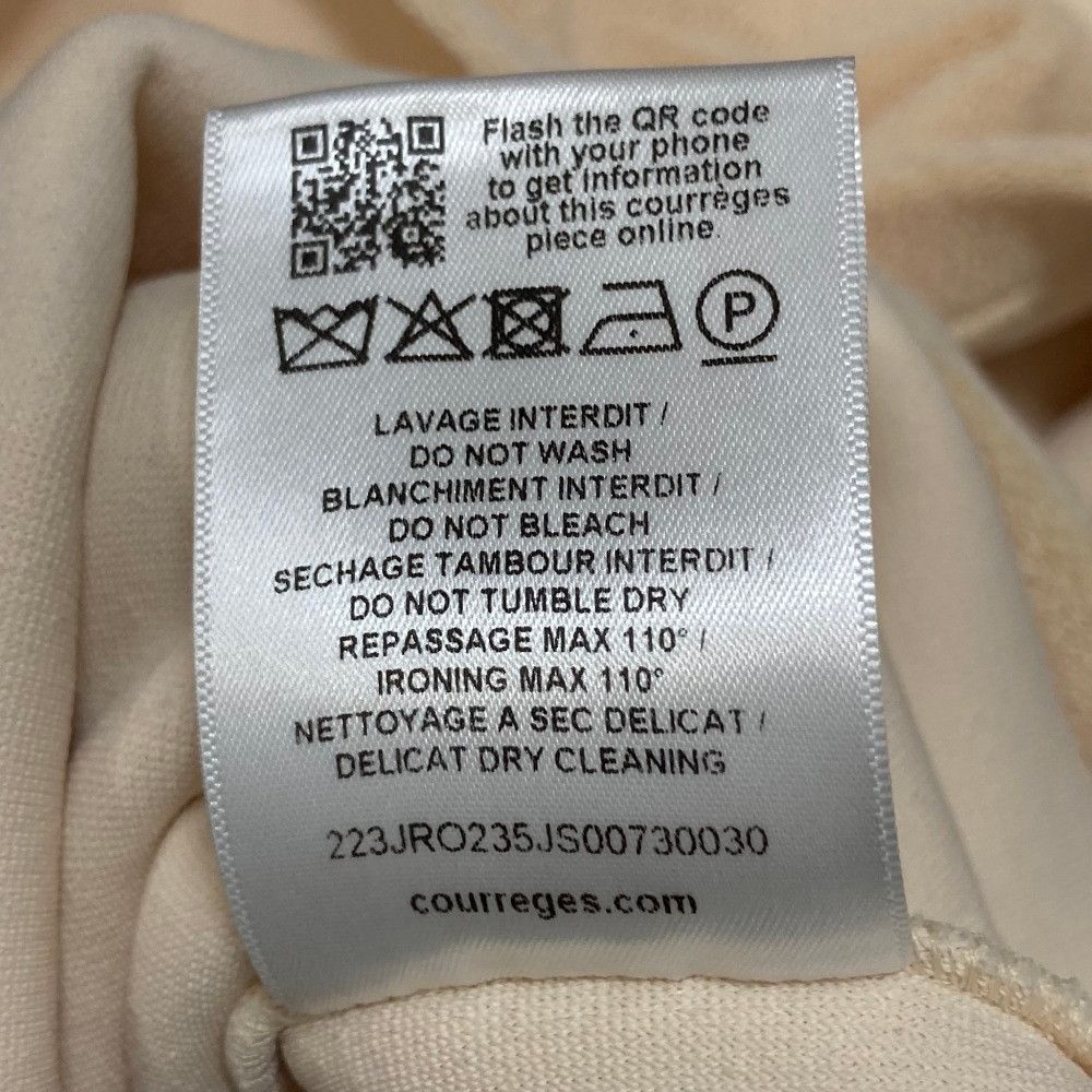 Other Other Courreges Pile Sleeveless Dress Textile Dresses 223JRO235JS00730030 DUTY FREE for USA Size ONE SIZE - 8 Thumbnail