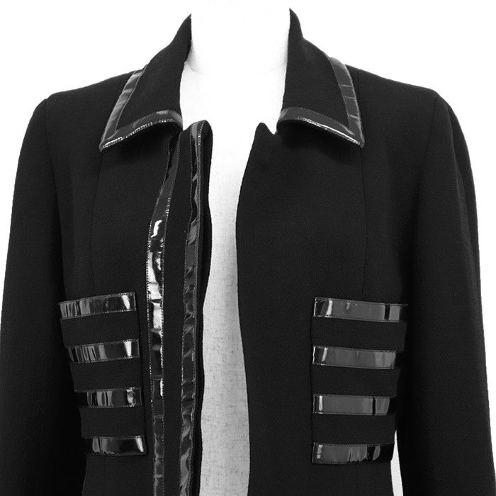 Chanel Chanel Chanel Wool Tweed Jacket Textile Outerwear DUTY FREE for USA Size ONE SIZE - 2 Thumbnail