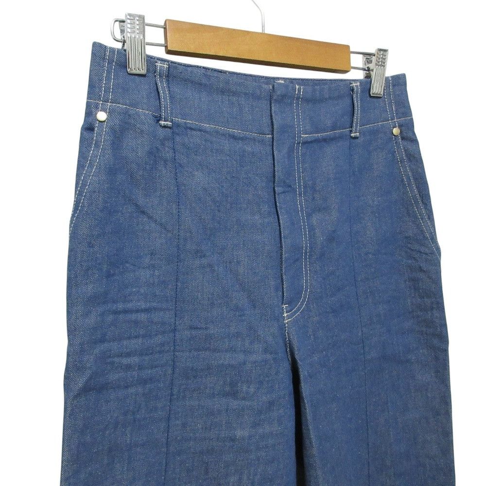 Other Other ebure Reactive Denim Wide Pants Textile Jeans DUTY FREE for USA Size ONE SIZE - 4 Thumbnail