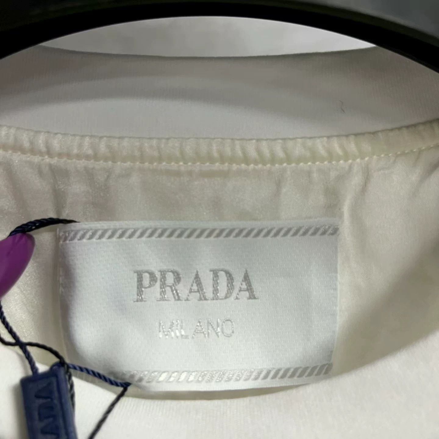 Prada Prada Printed White Hoodie XS Men Size US XS / EU 42 / 0 - 2 Thumbnail